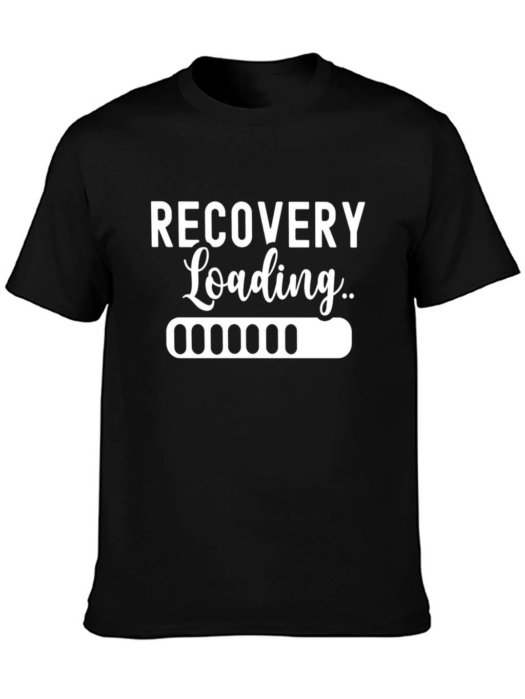 Recovery Loading T-Shirt - Black Graphic Tee