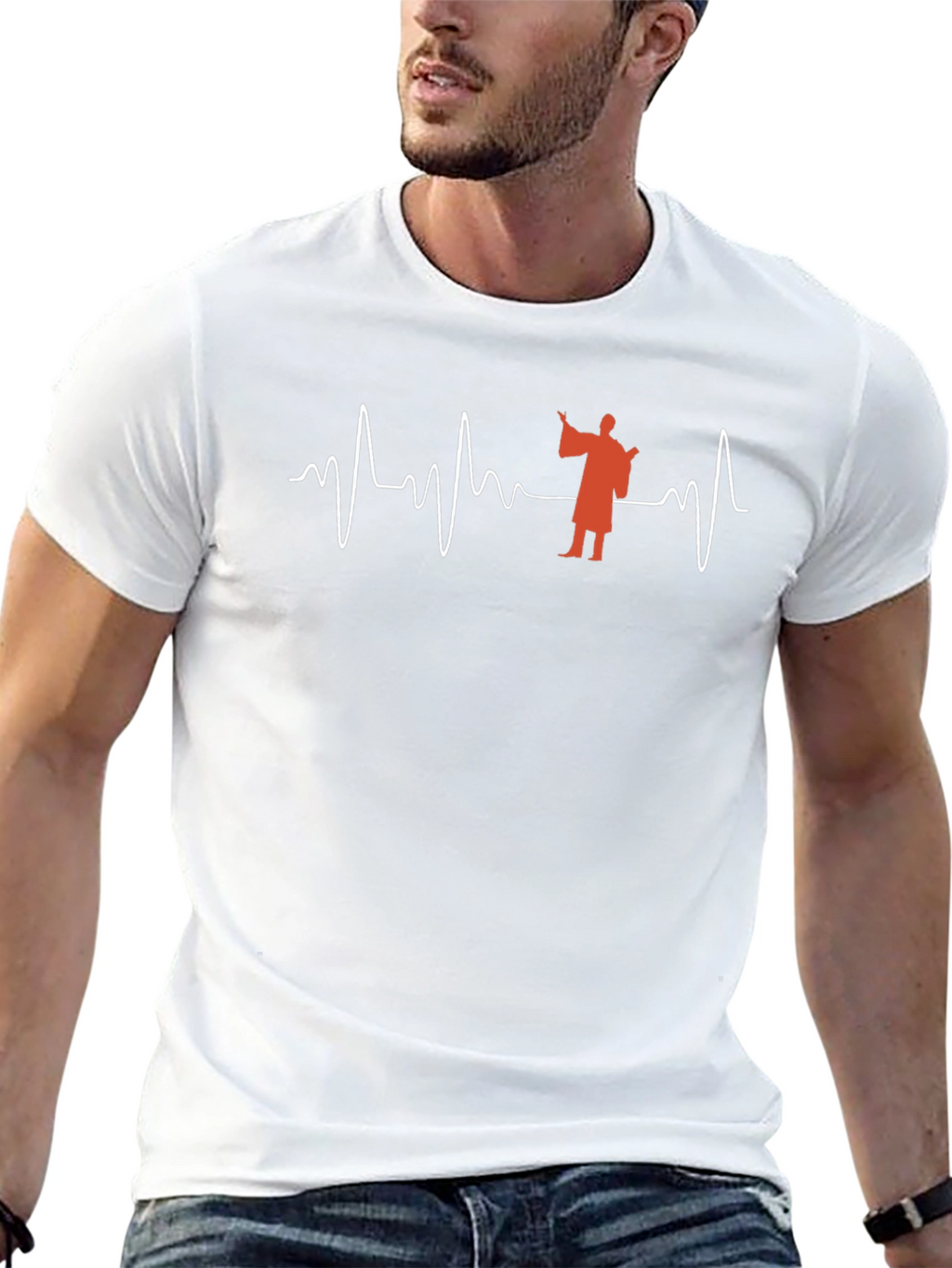 Doctor Heartbeat T-Shirt - Black Novelty Apparel