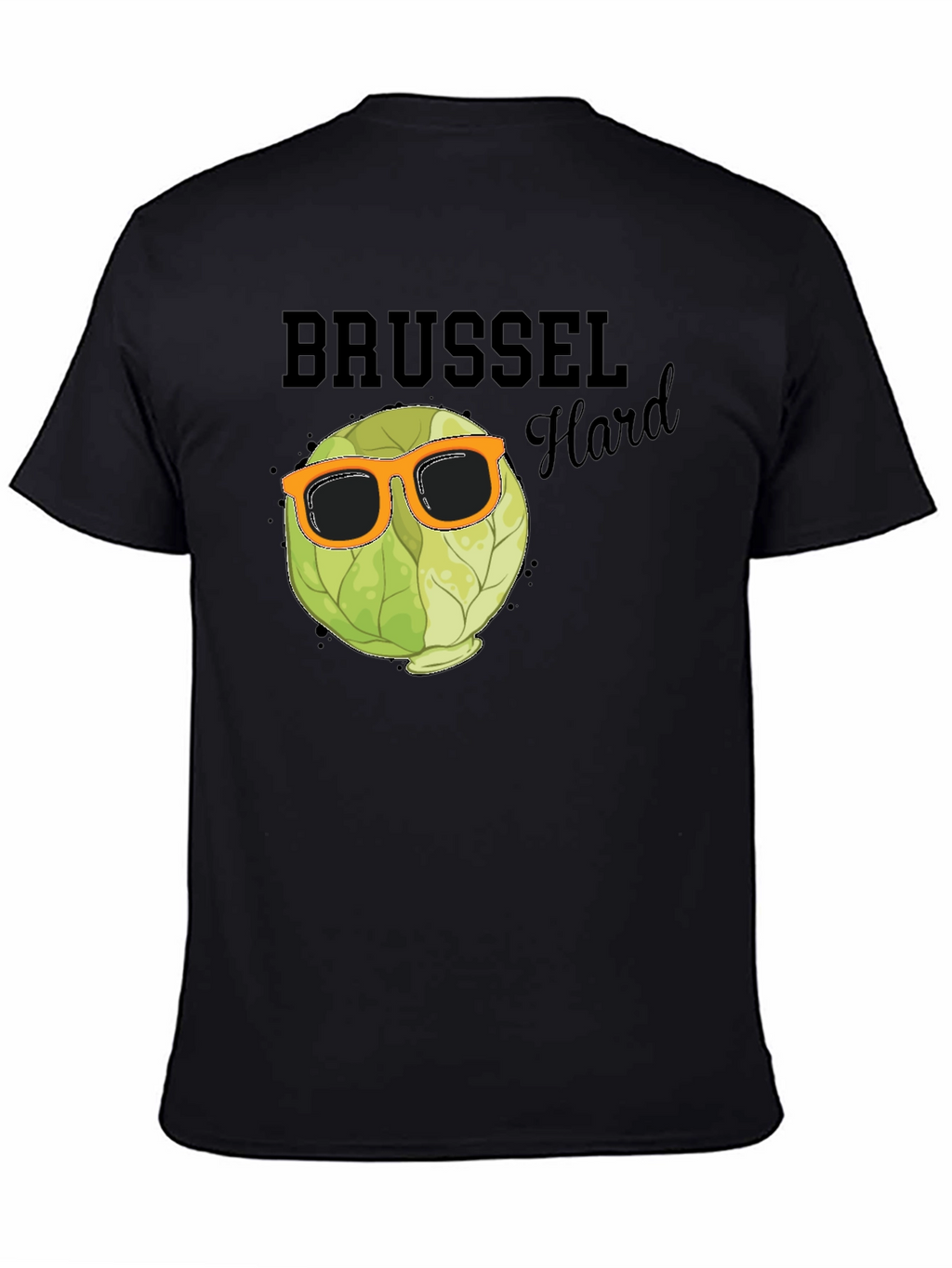 Brussels Hard Mens Black T-Shirt