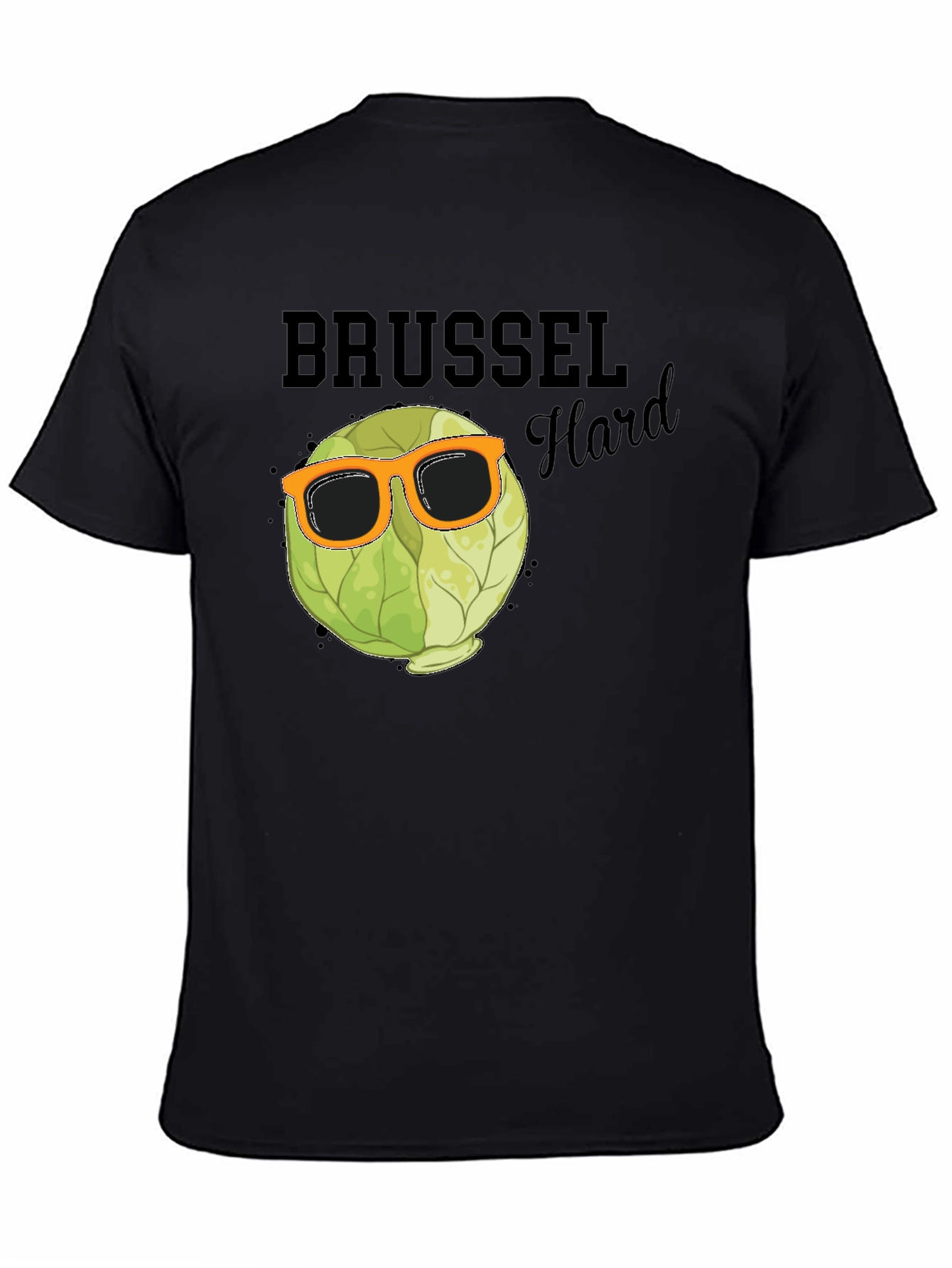 Brussels Hard Mens Black T-Shirt