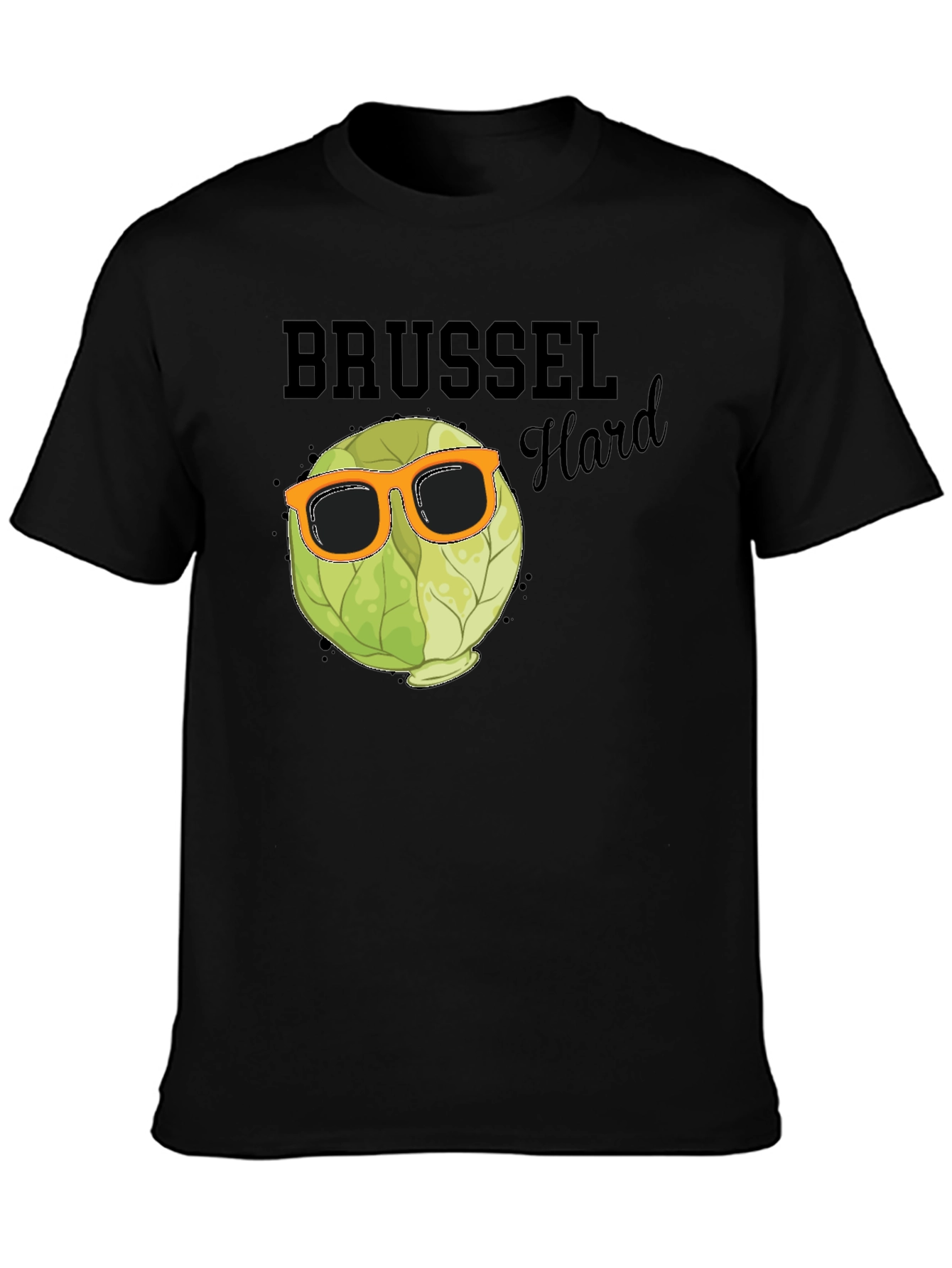 Brussels Hard Mens Black T-Shirt