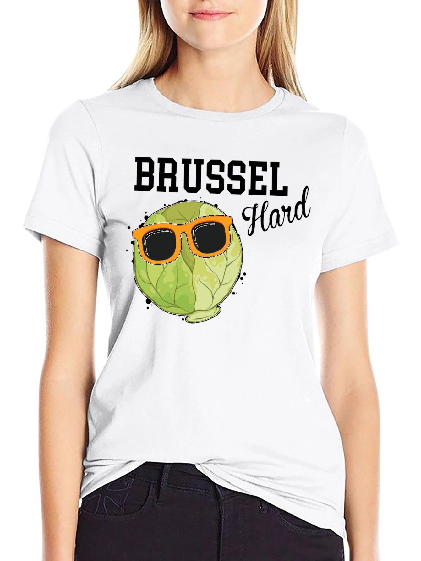 Brussels Hard Mens Black T-Shirt