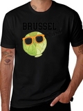 Brussels Hard Mens Black T-Shirt