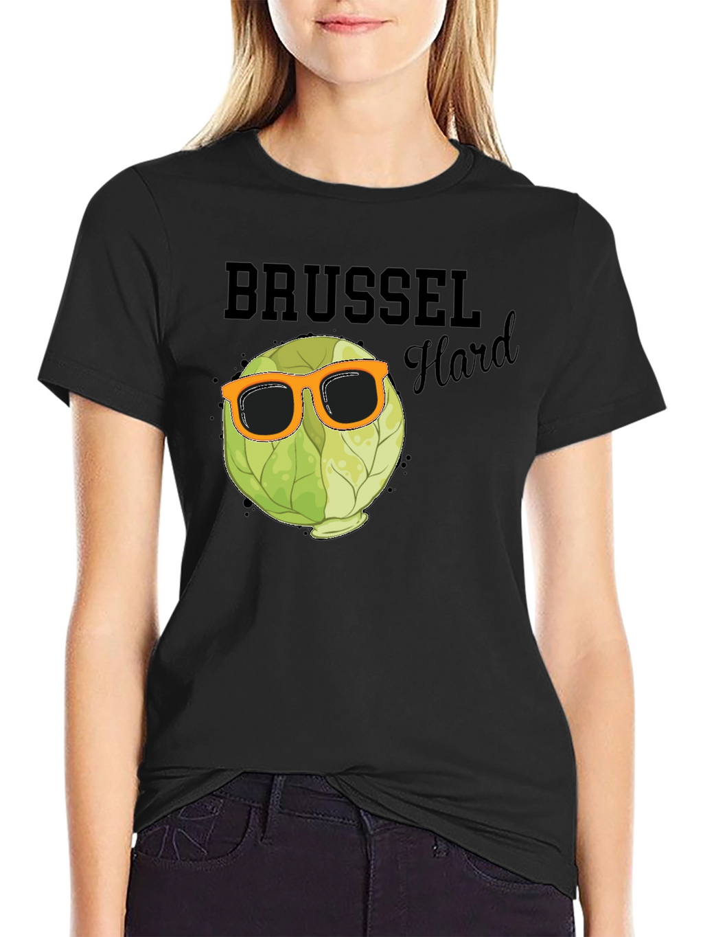 Brussels Hard Mens Black T-Shirt