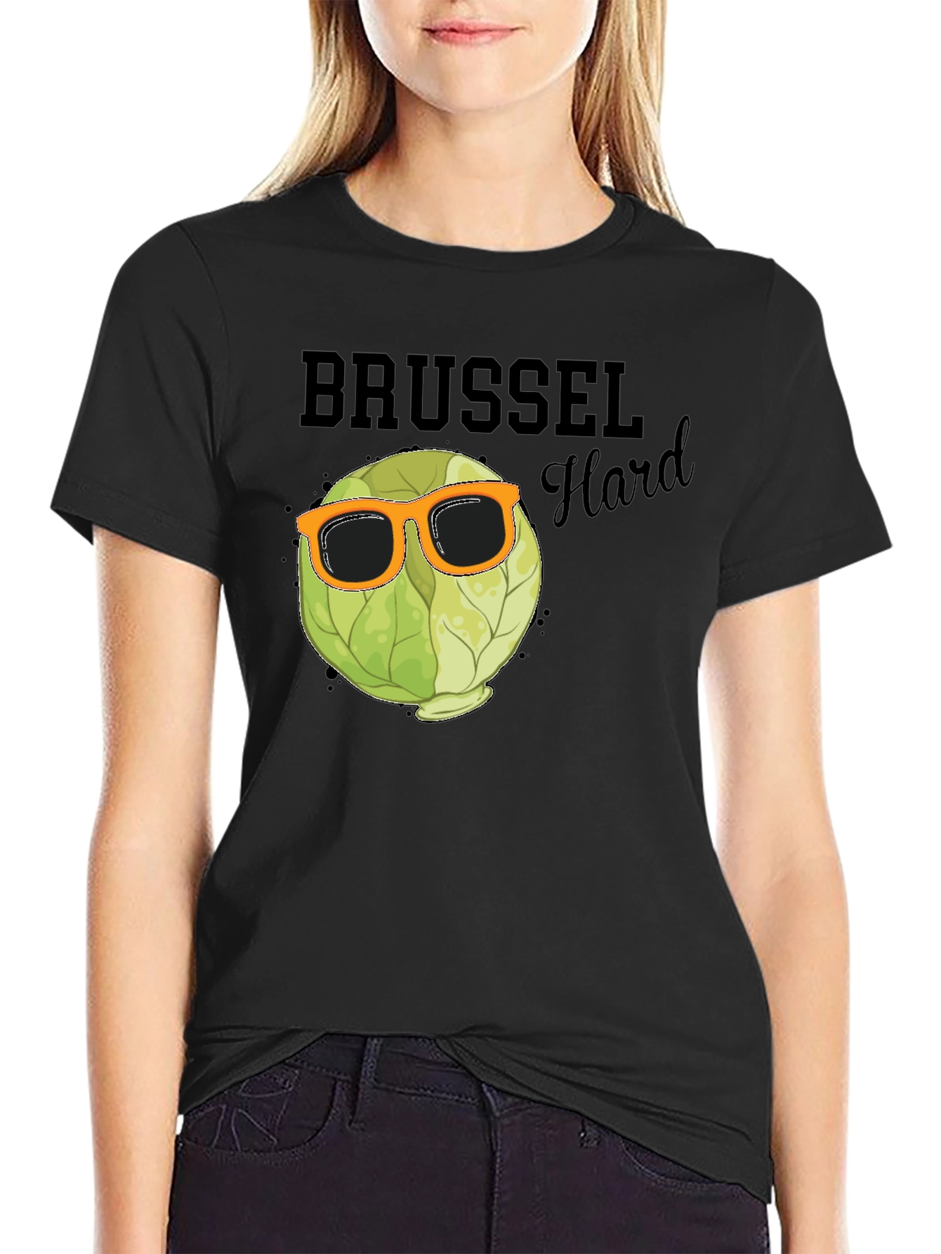Brussels Hard Mens Black T-Shirt