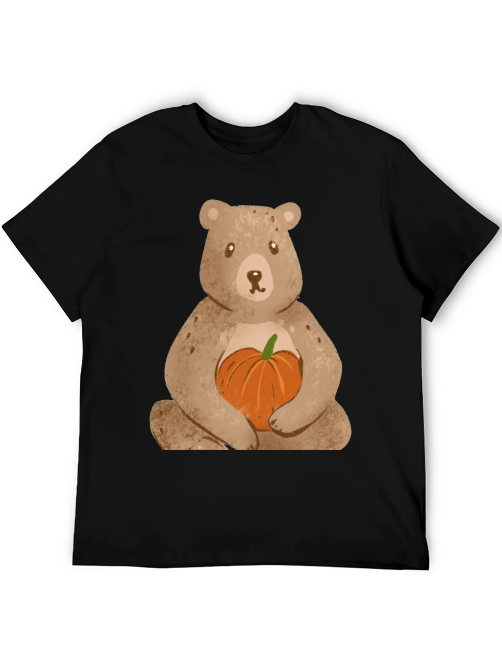 Bear Hugging Pumpkin T-Shirt - Cute Fall Apparel