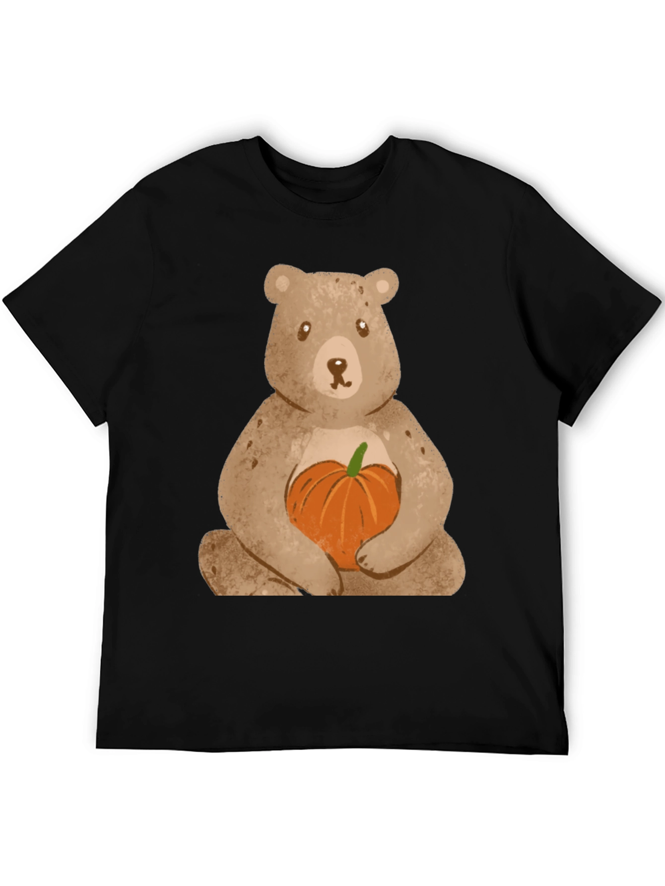 Bear Hugging Pumpkin T-Shirt - Cute Fall Apparel