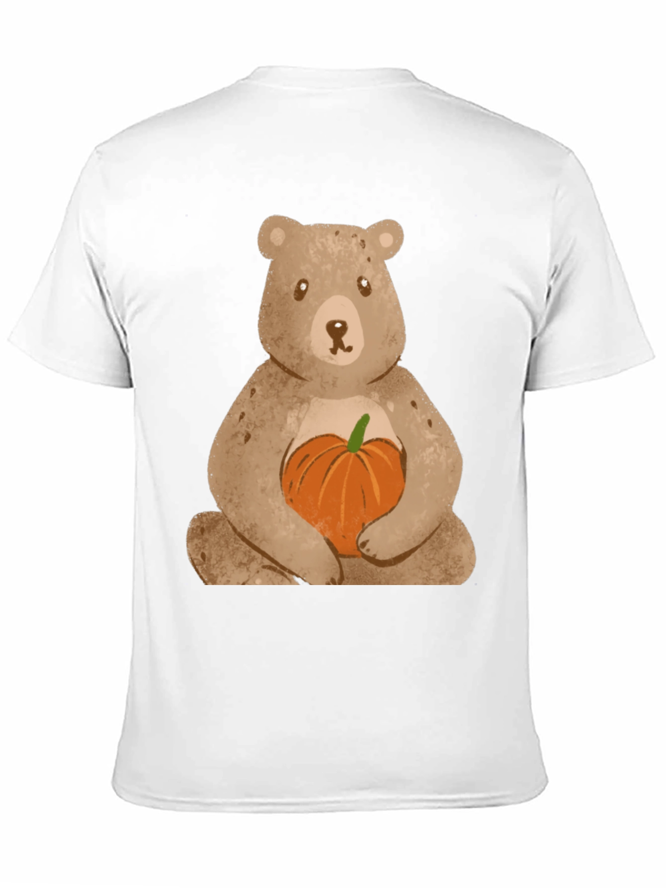 Bear Hugging Pumpkin T-Shirt - Cute Fall Apparel