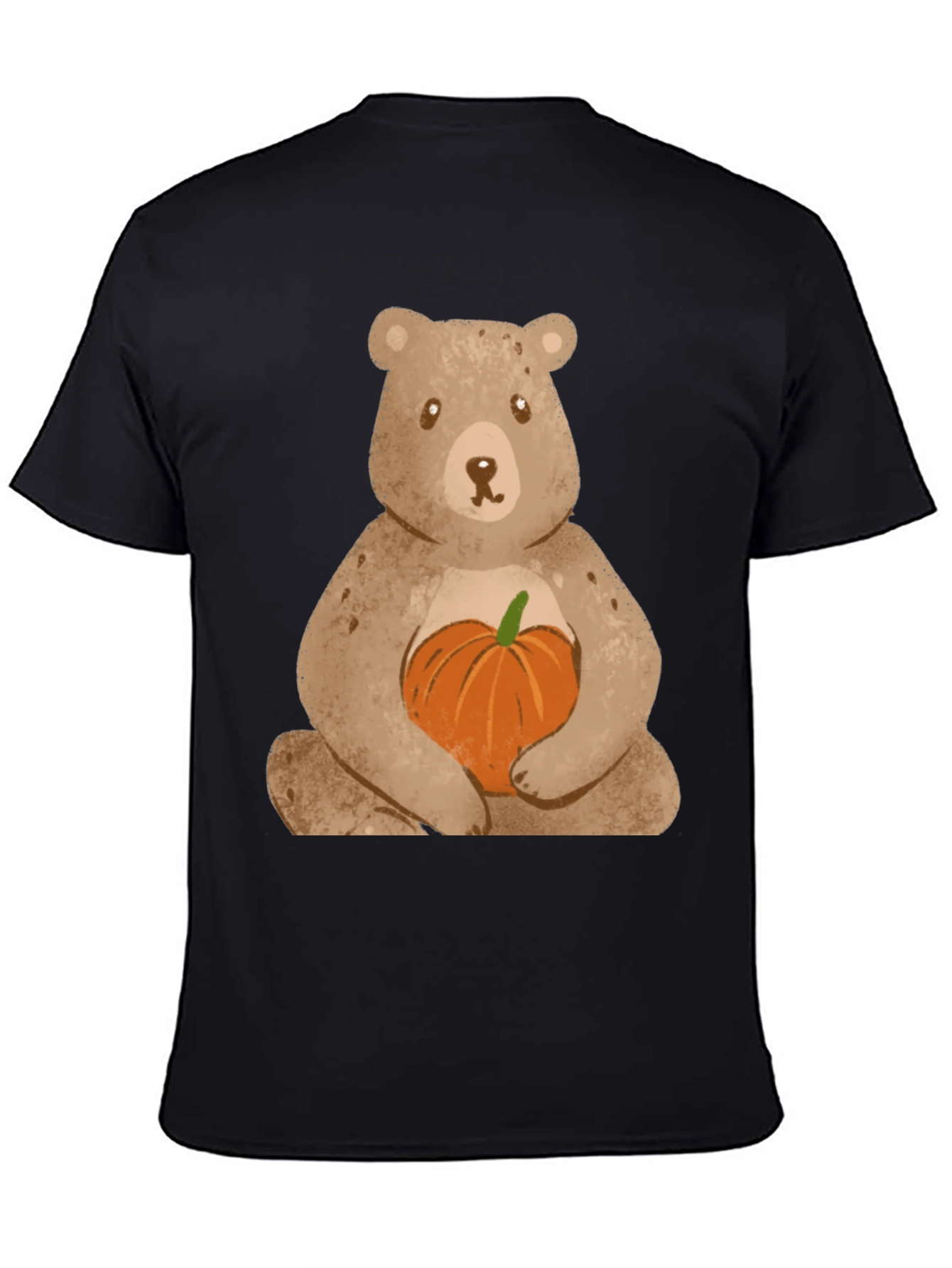 Bear Hugging Pumpkin T-Shirt - Cute Fall Apparel