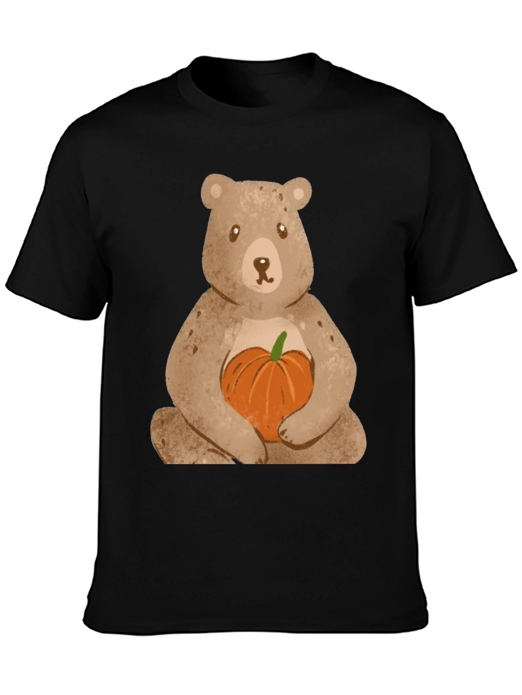 Bear Hugging Pumpkin T-Shirt - Cute Fall Apparel