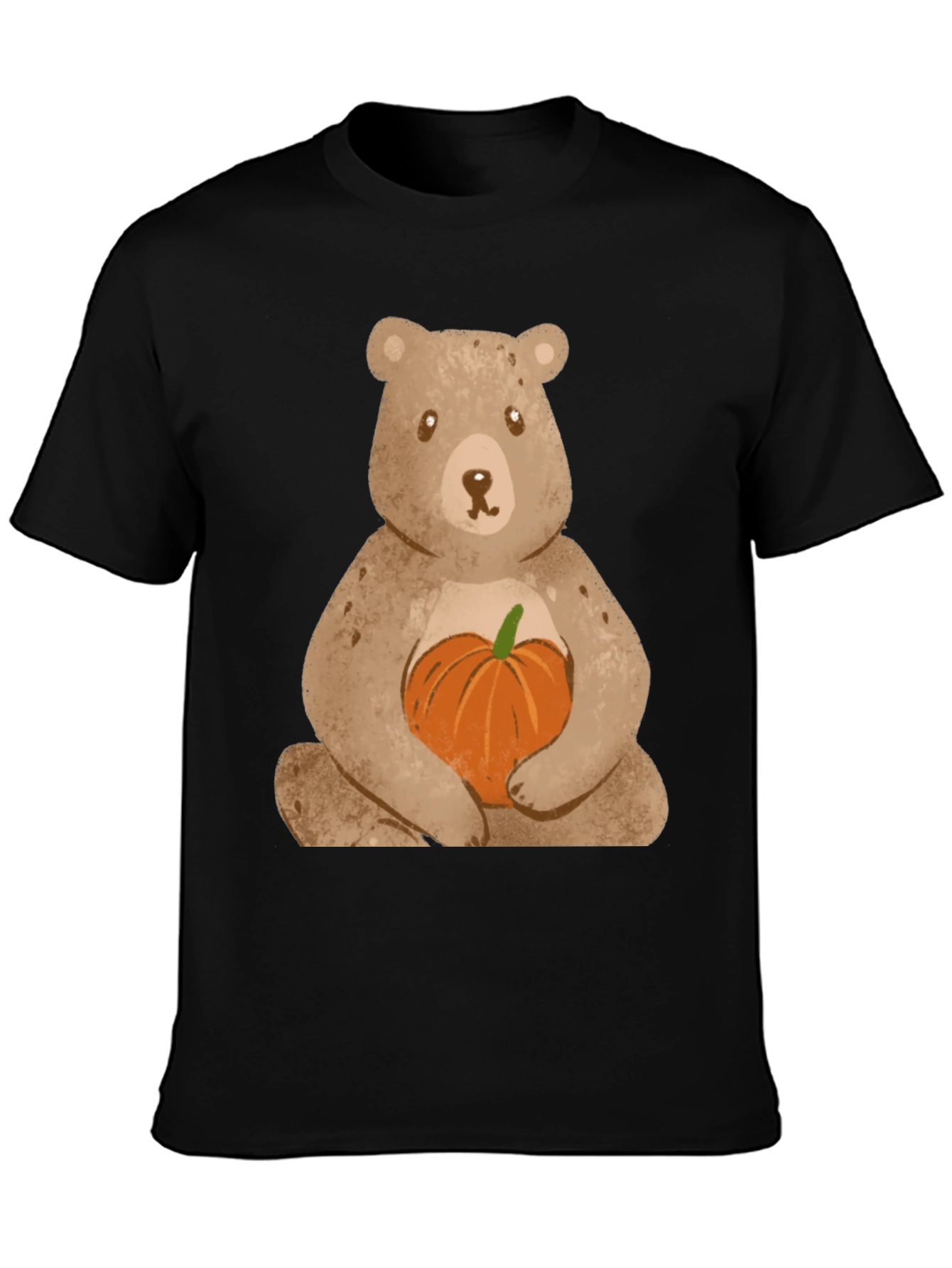 Bear Hugging Pumpkin T-Shirt - Cute Fall Apparel
