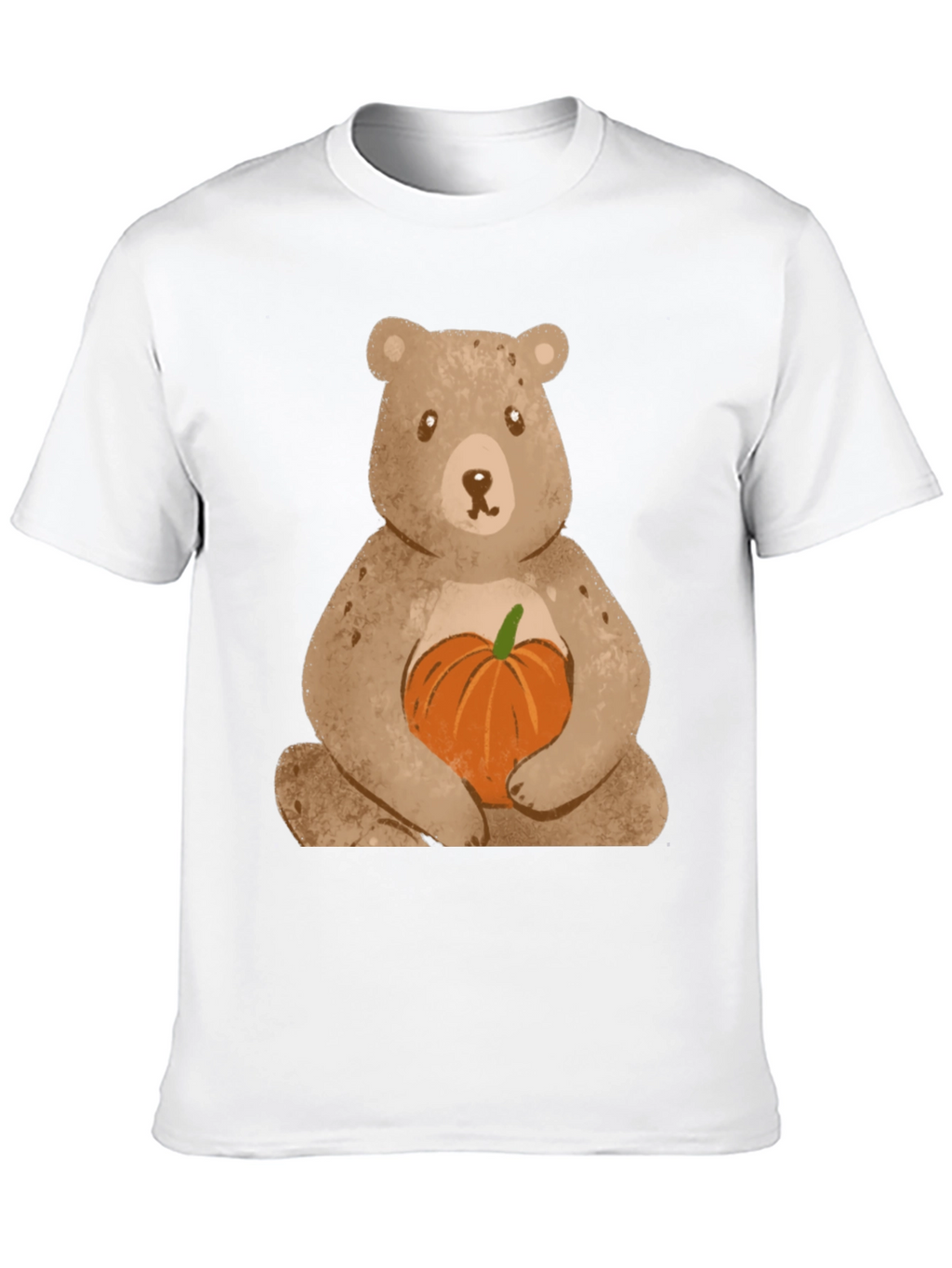 Bear Hugging Pumpkin T-Shirt - Cute Fall Apparel