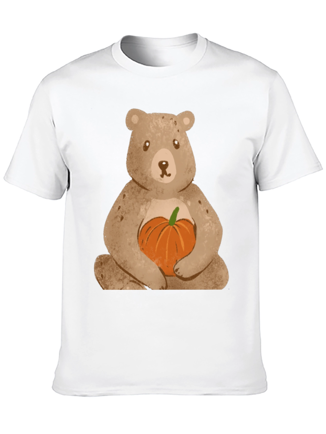 Bear Hugging Pumpkin T-Shirt - Cute Fall Apparel