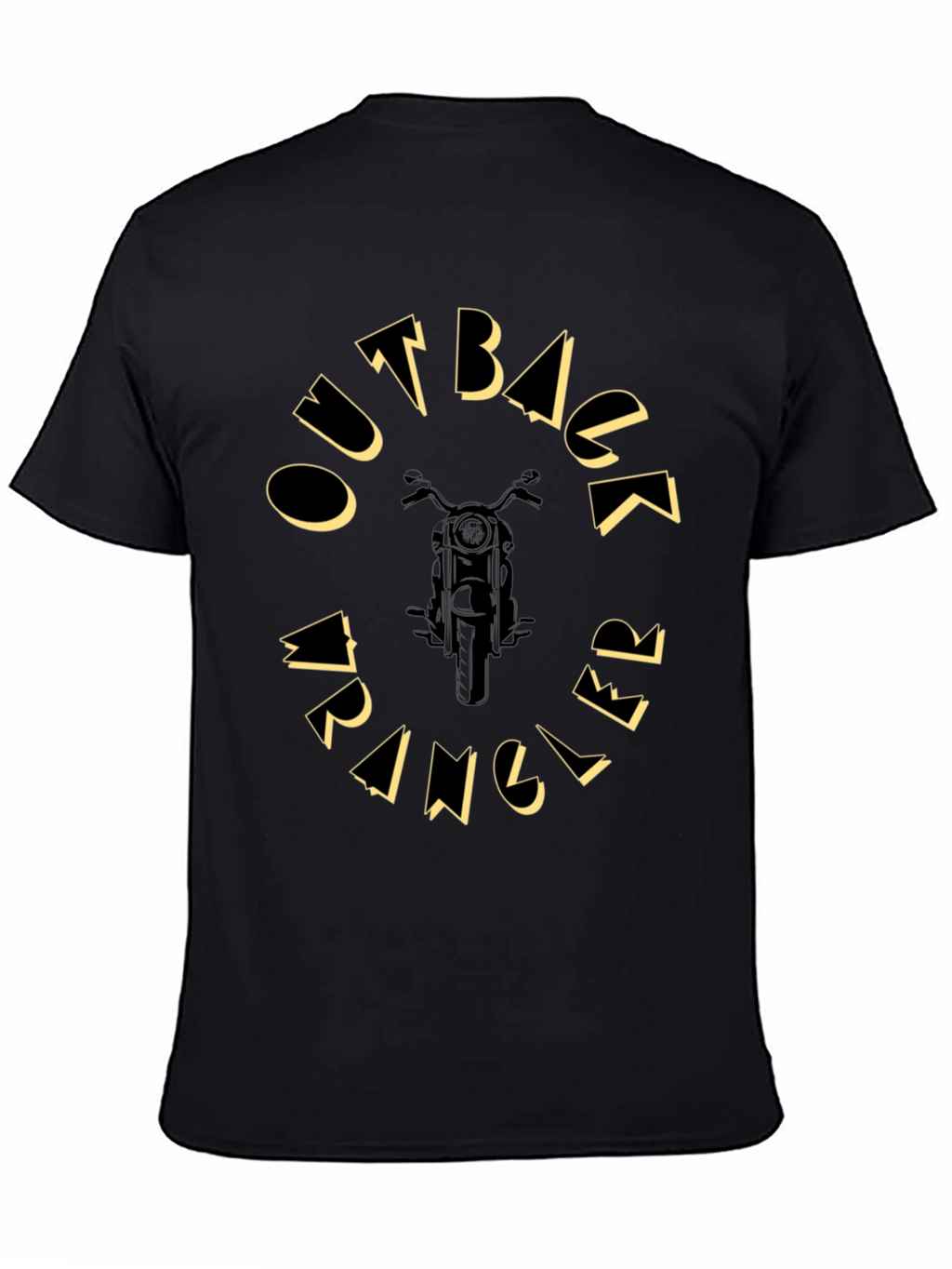 Outback Wrangler Black Graphic Tee