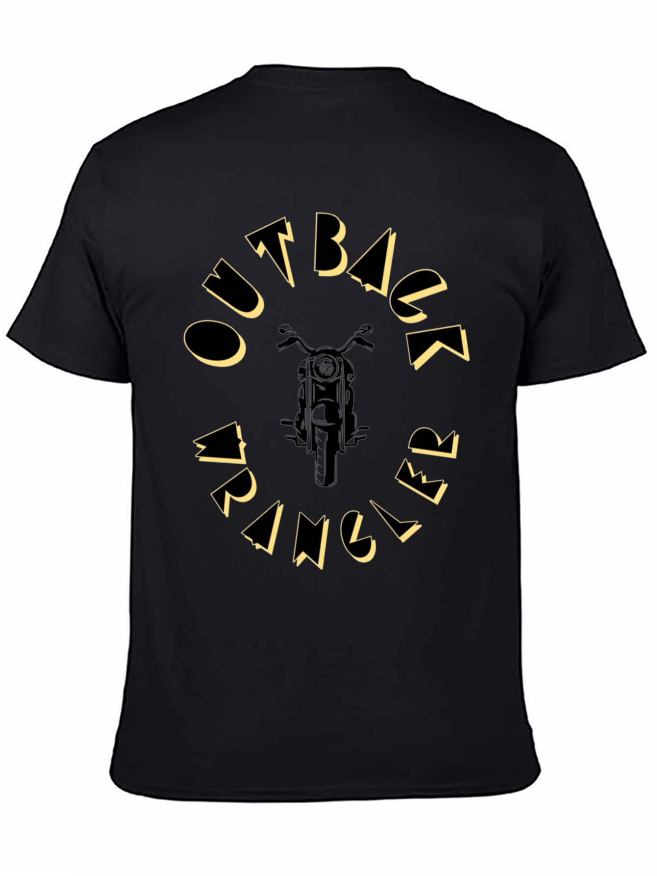 Outback Wrangler Black Graphic Tee
