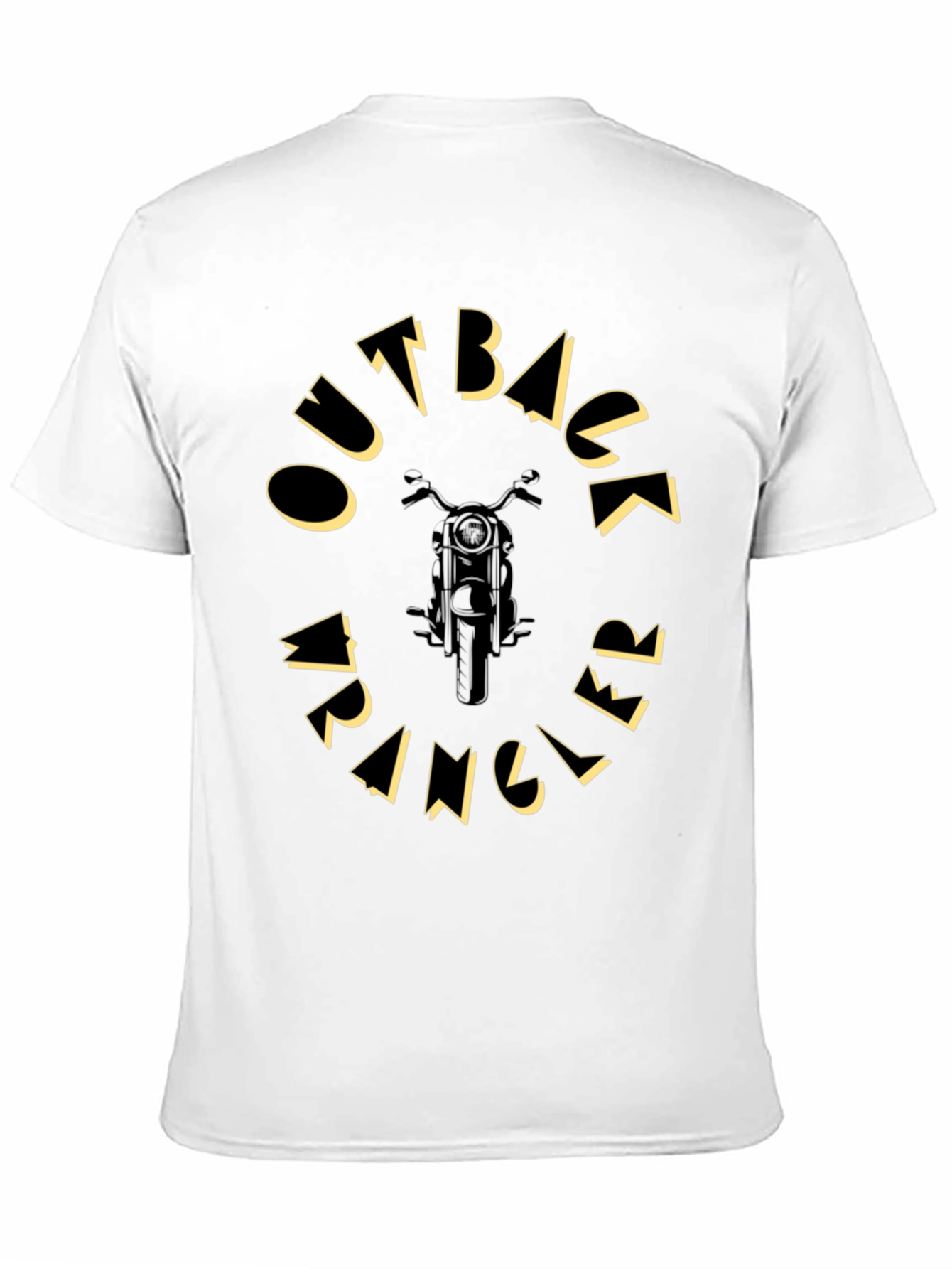 Outback Wrangler Black Graphic Tee