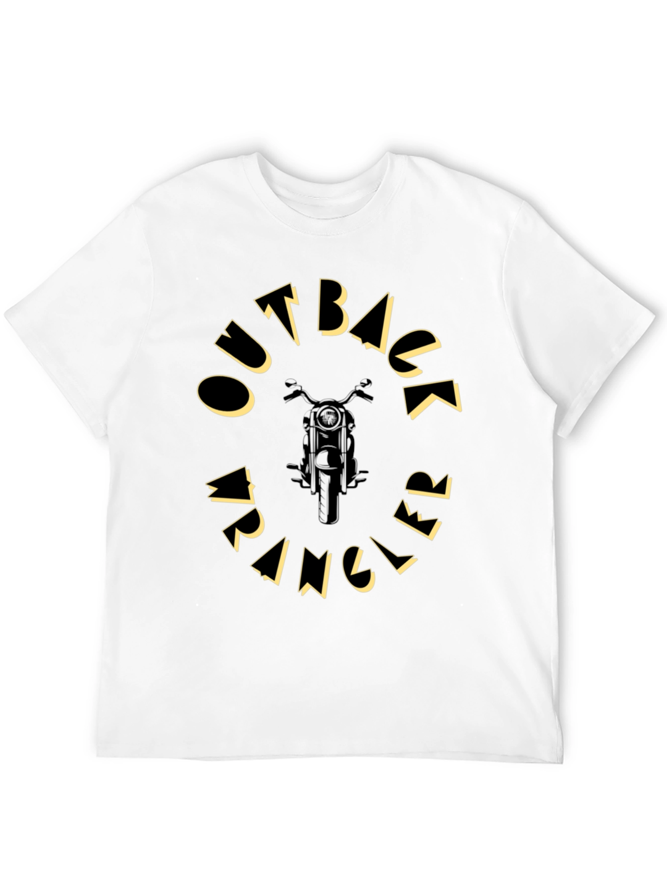 Outback Wrangler Black Graphic Tee