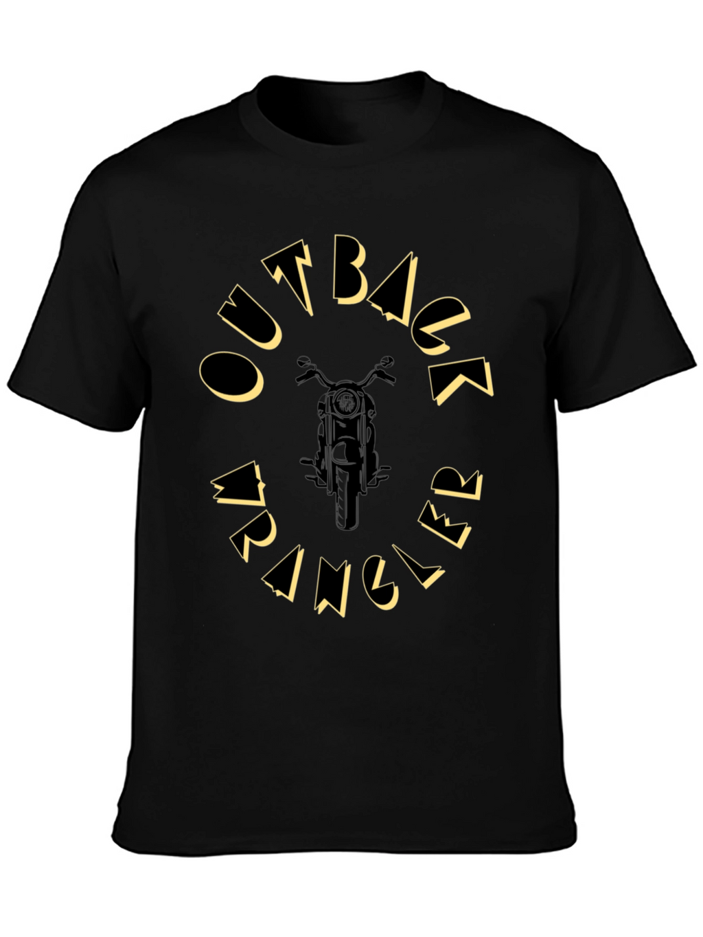 Outback Wrangler Black Graphic Tee
