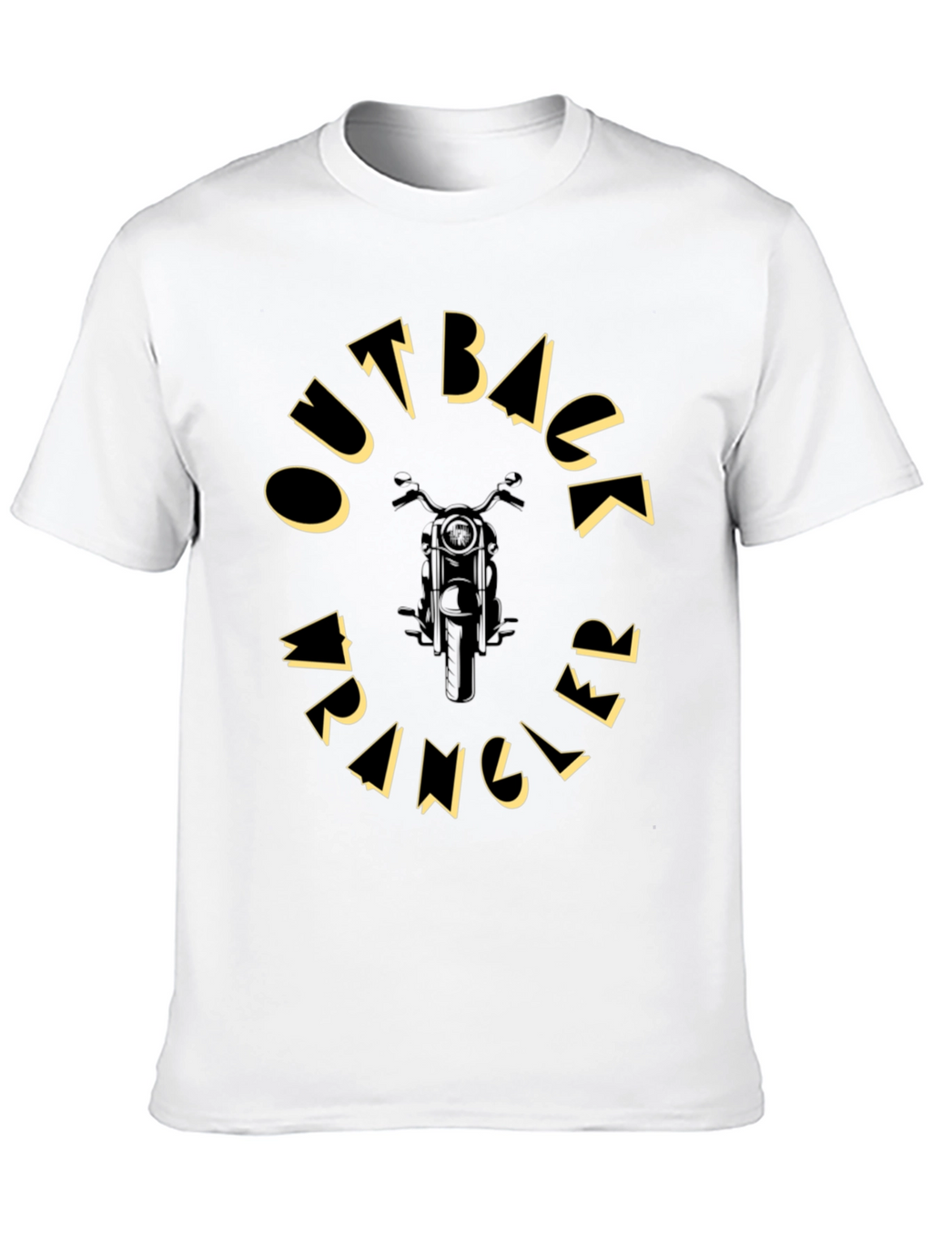Outback Wrangler Black Graphic Tee