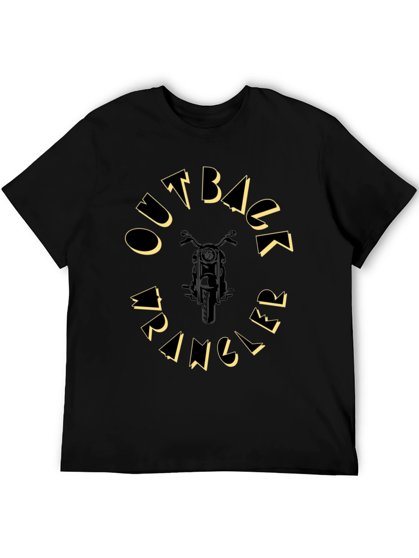 Outback Wrangler Black Graphic Tee