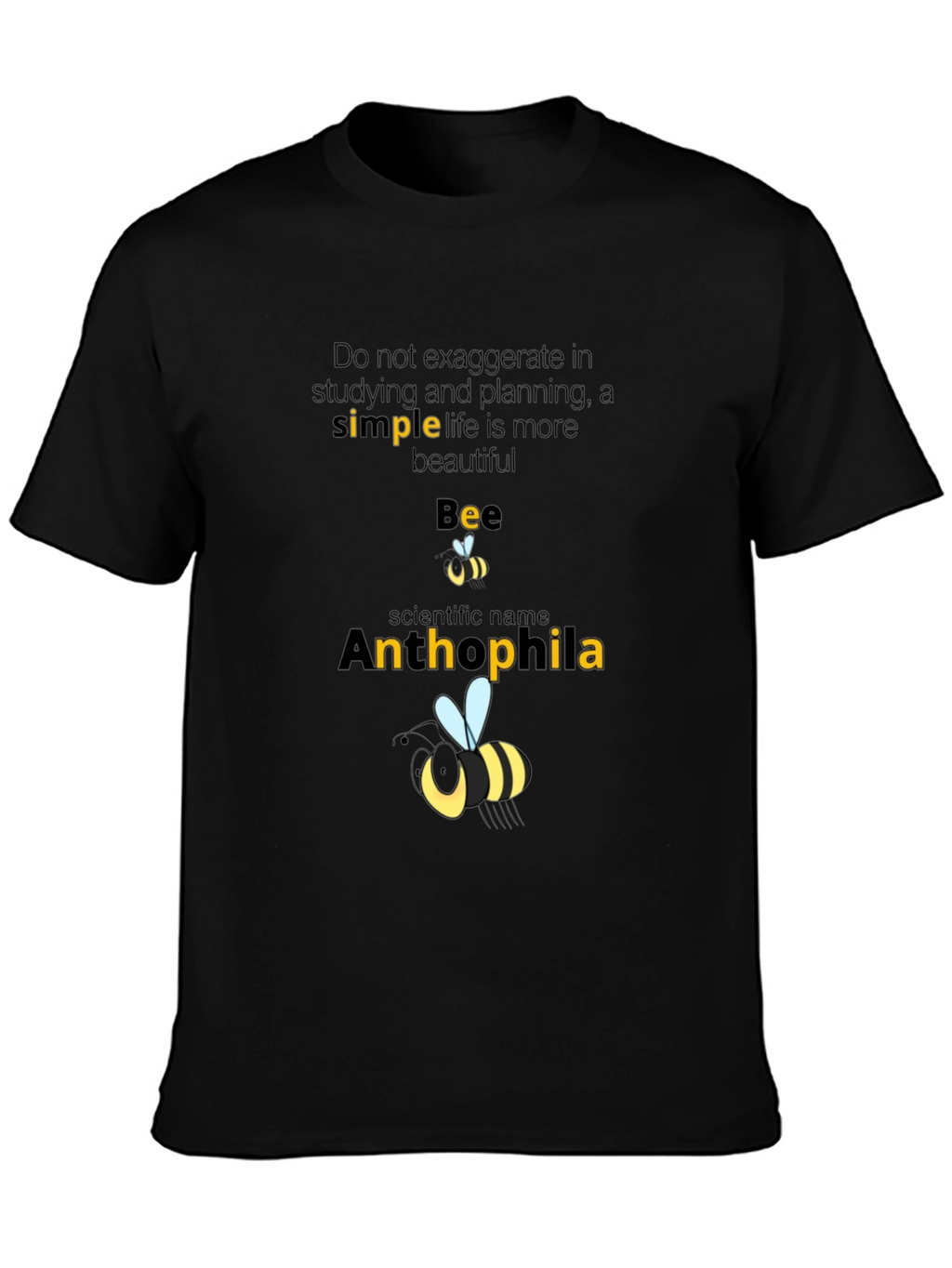 Bee Kind T-Shirt Anthophila Science Tee