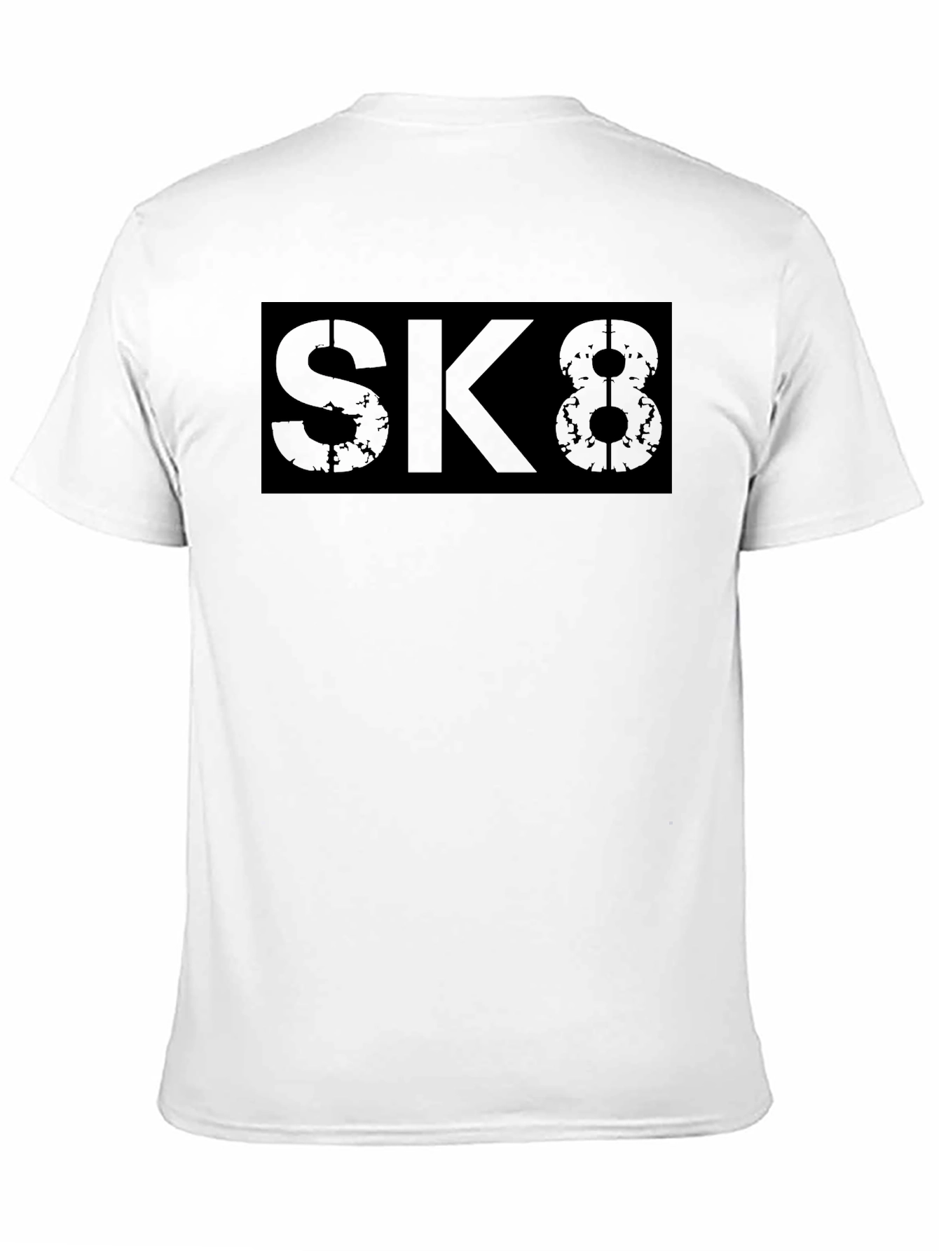 SK8 Black Graphic T-Shirt - Urban Style Tee