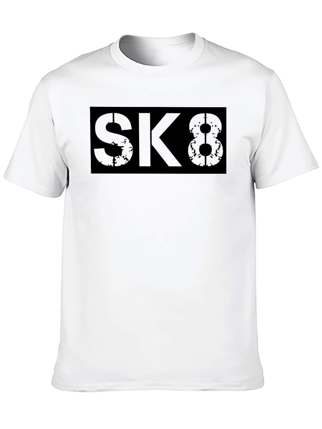 SK8 Black Graphic T-Shirt - Urban Style Tee
