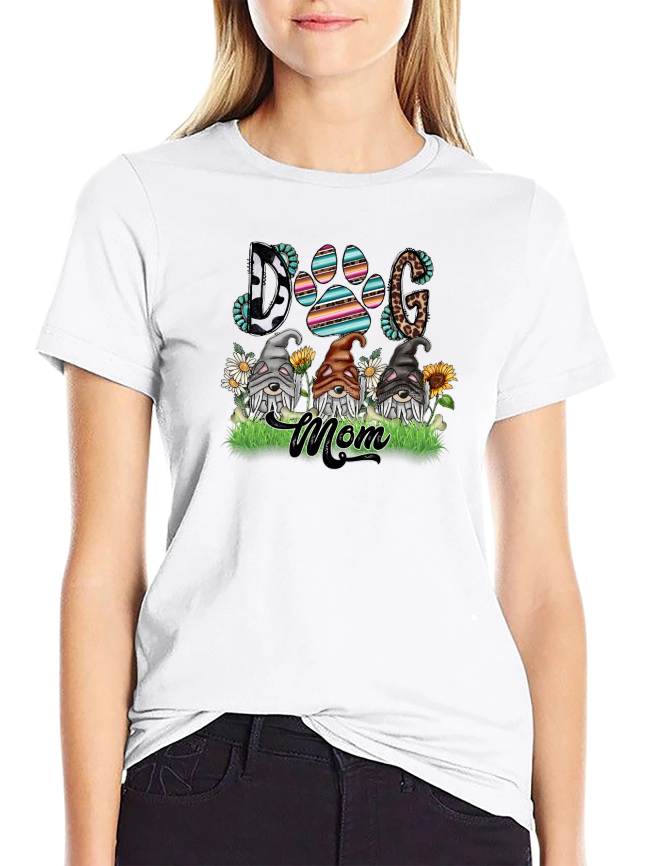 Dog Mom Gnome T-Shirt