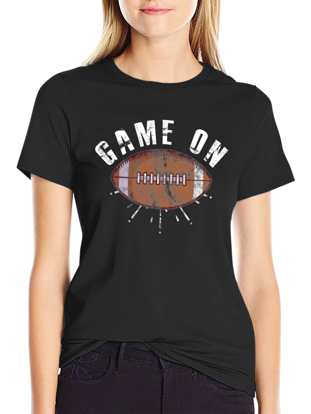 Game On Football Graphic T-Shirt