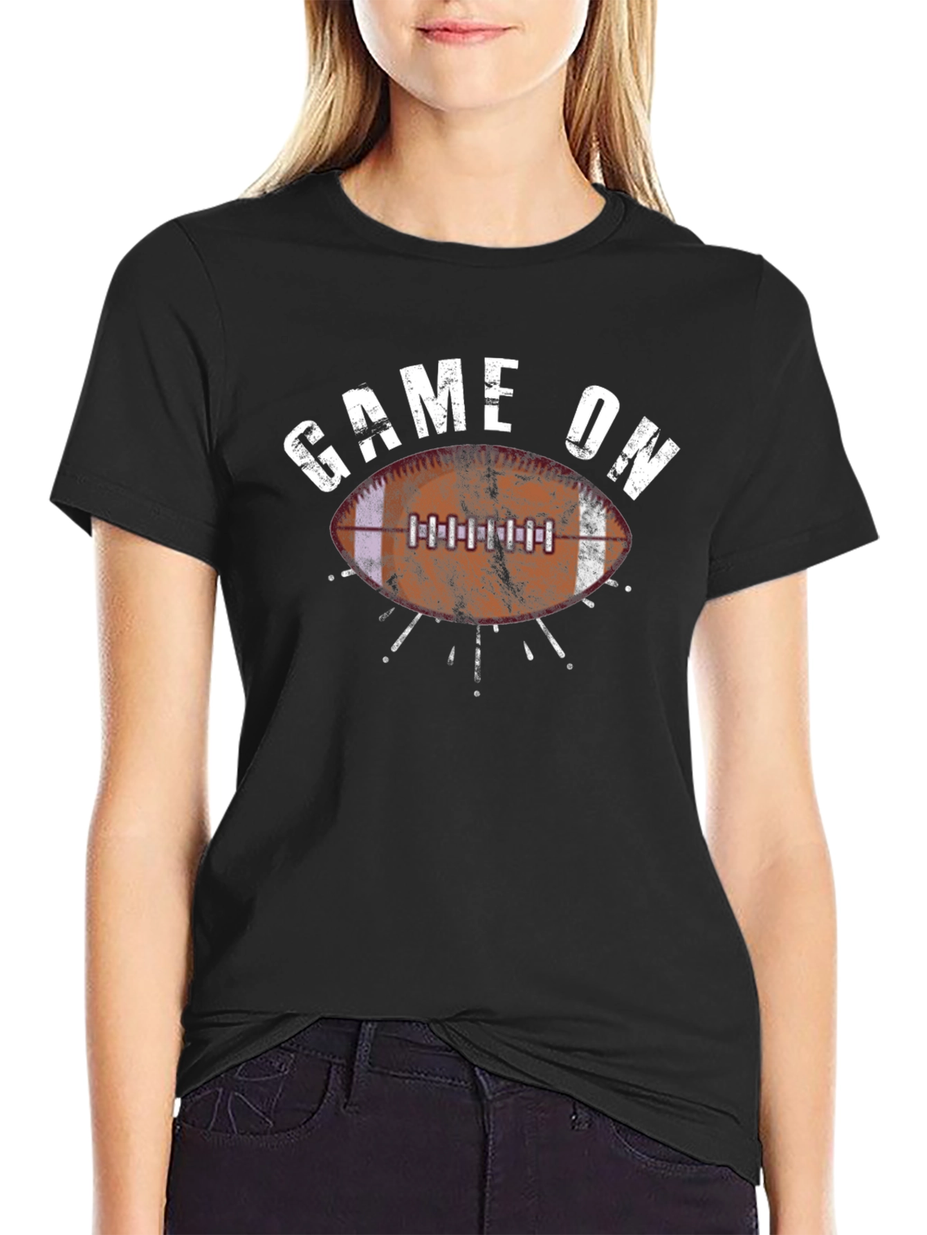 Game On Football Graphic T-Shirt