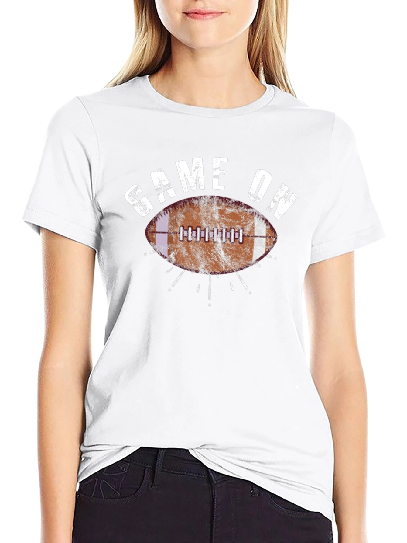 Game On Football Graphic T-Shirt