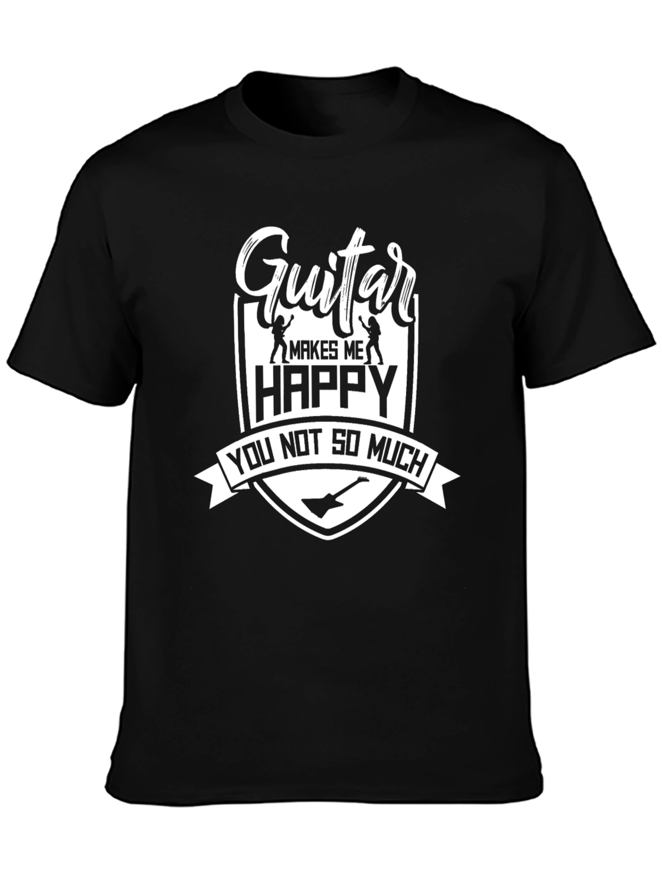 Guitar Makes Me Happy T-Shirt