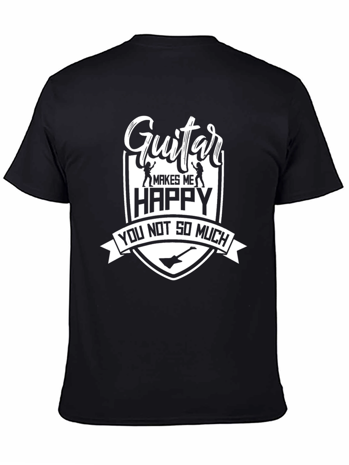 Guitar Makes Me Happy T-Shirt