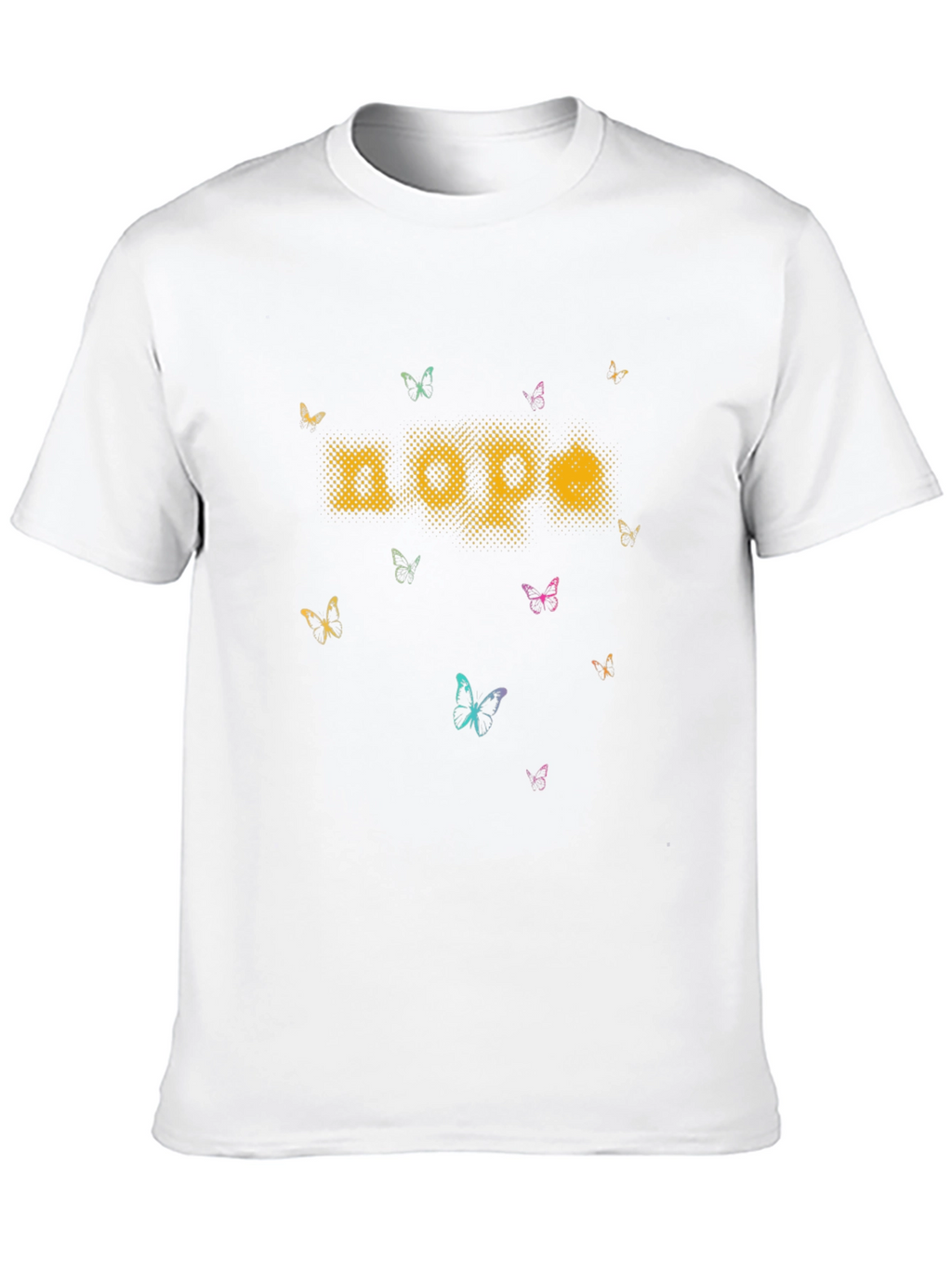 Nope Butterfly Graphic T-Shirt - Soft Cotton Crew Neck