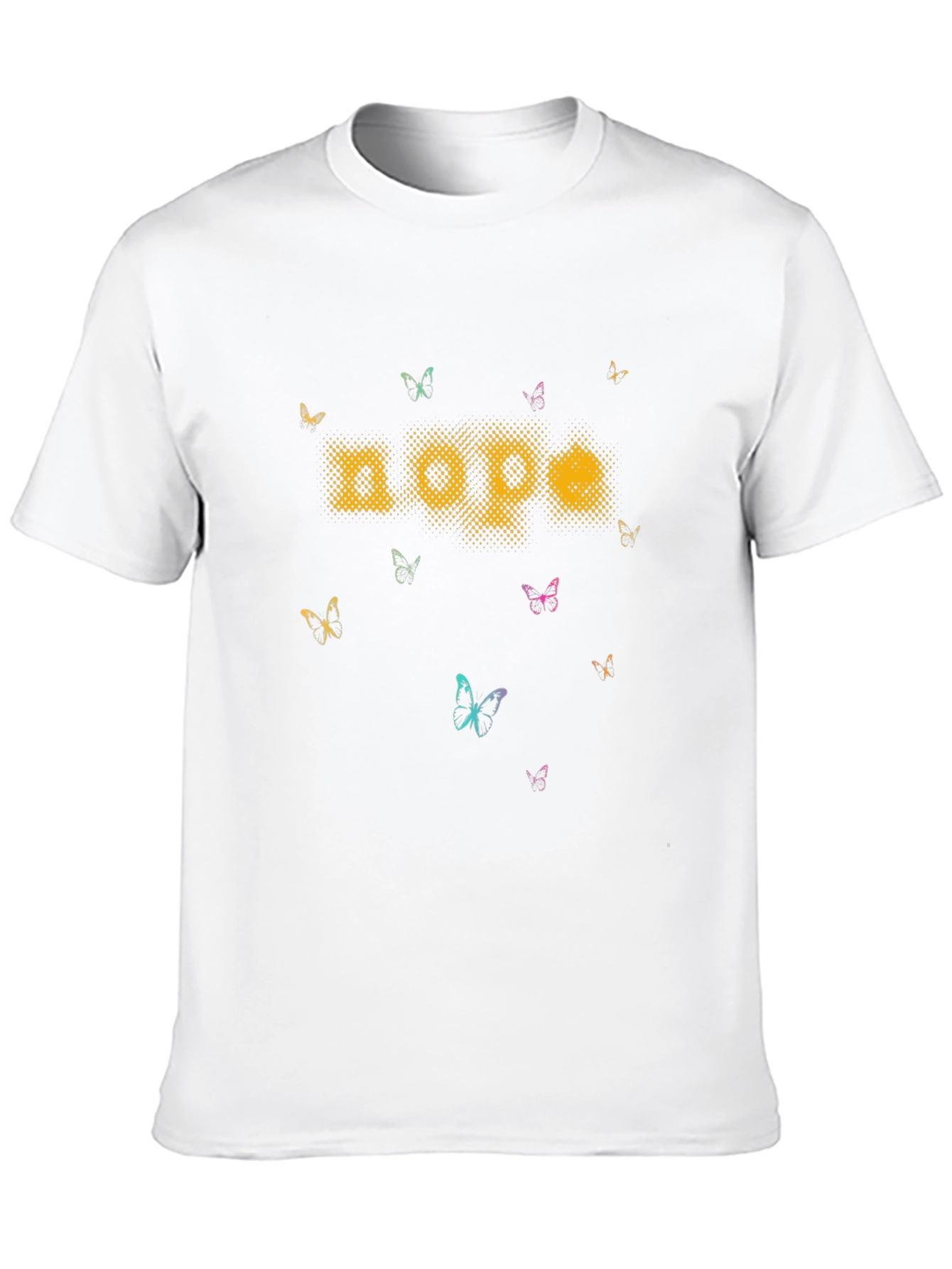 Nope Butterfly Graphic T-Shirt - Soft Cotton Crew Neck