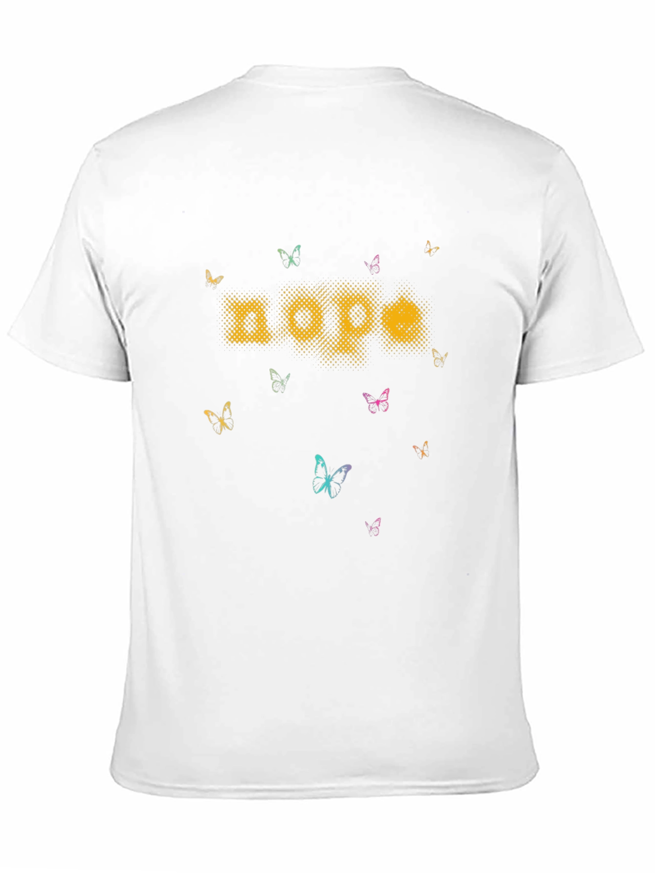 Nope Butterfly Graphic T-Shirt - Soft Cotton Crew Neck