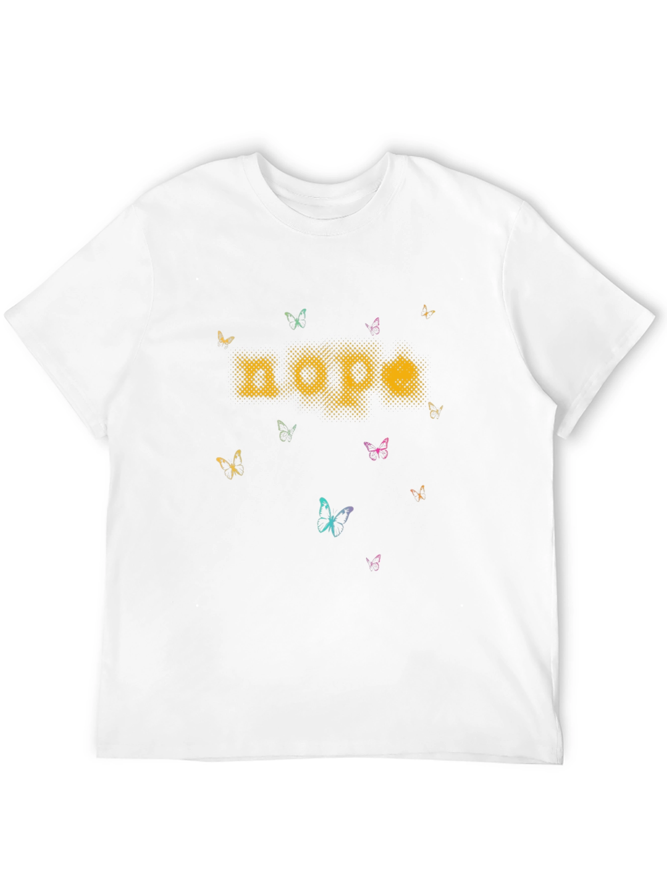 Nope Butterfly Graphic T-Shirt - Soft Cotton Crew Neck