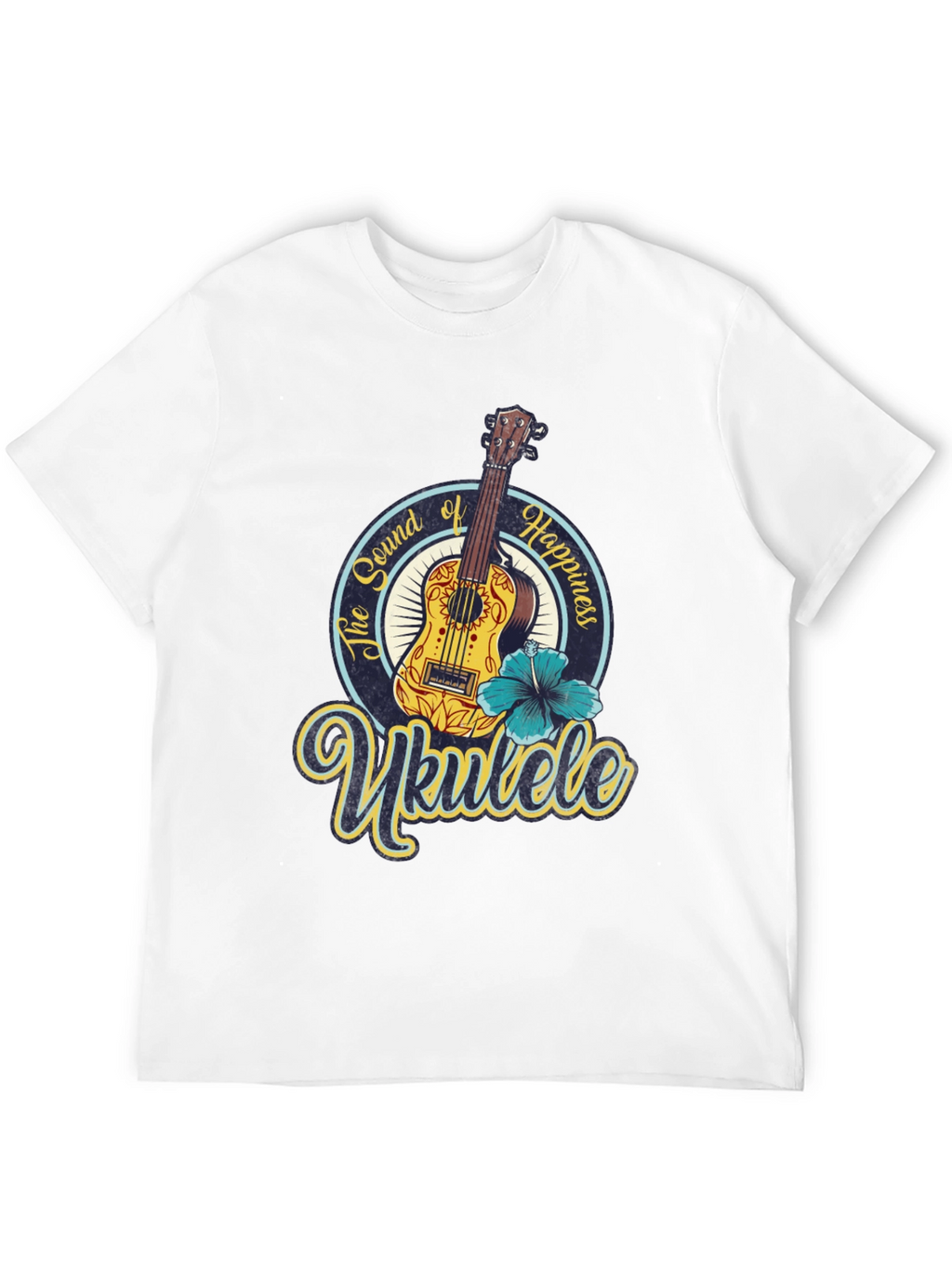 Ukulele Sound of Happiness Graphic Tee