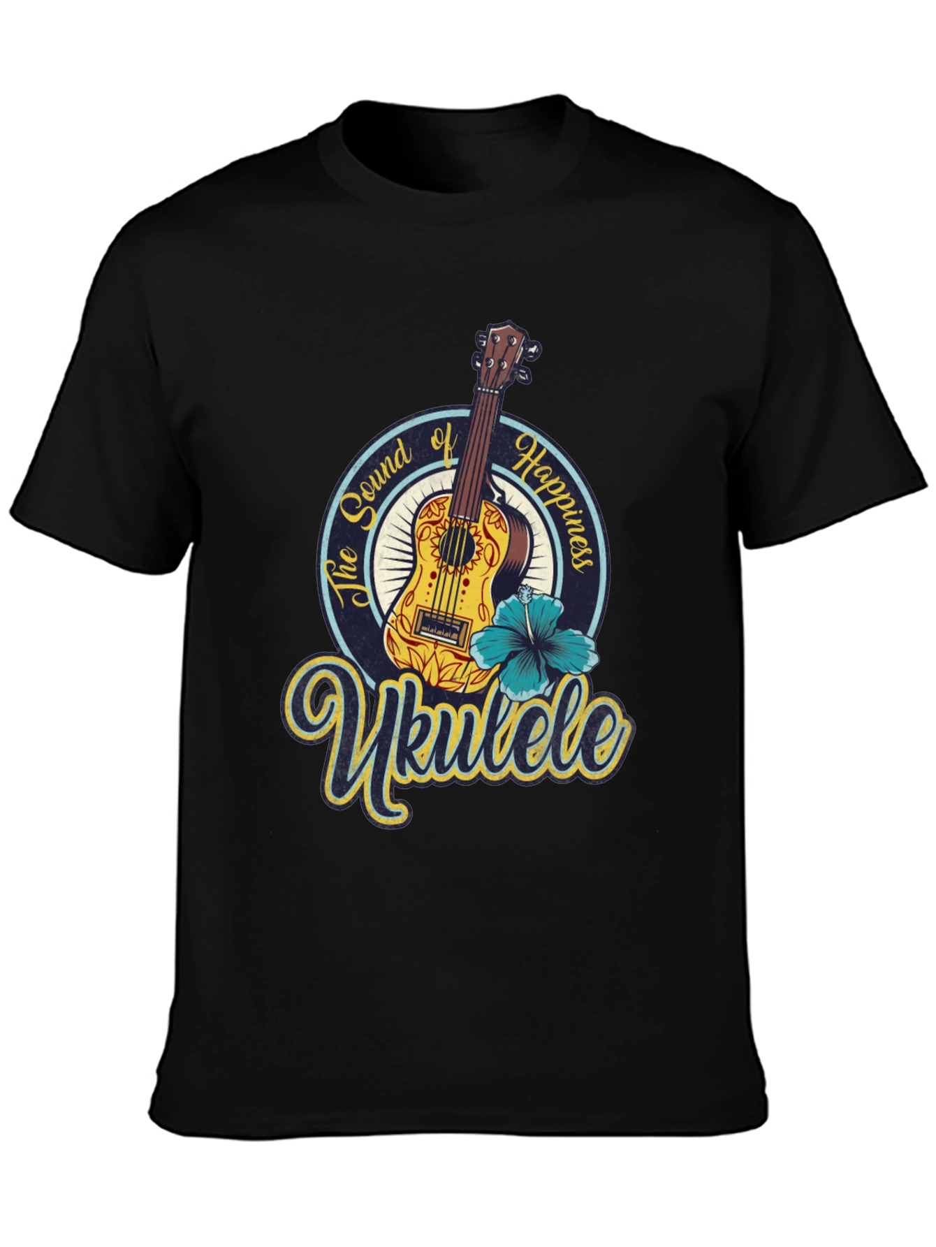 Ukulele Sound of Happiness Graphic Tee