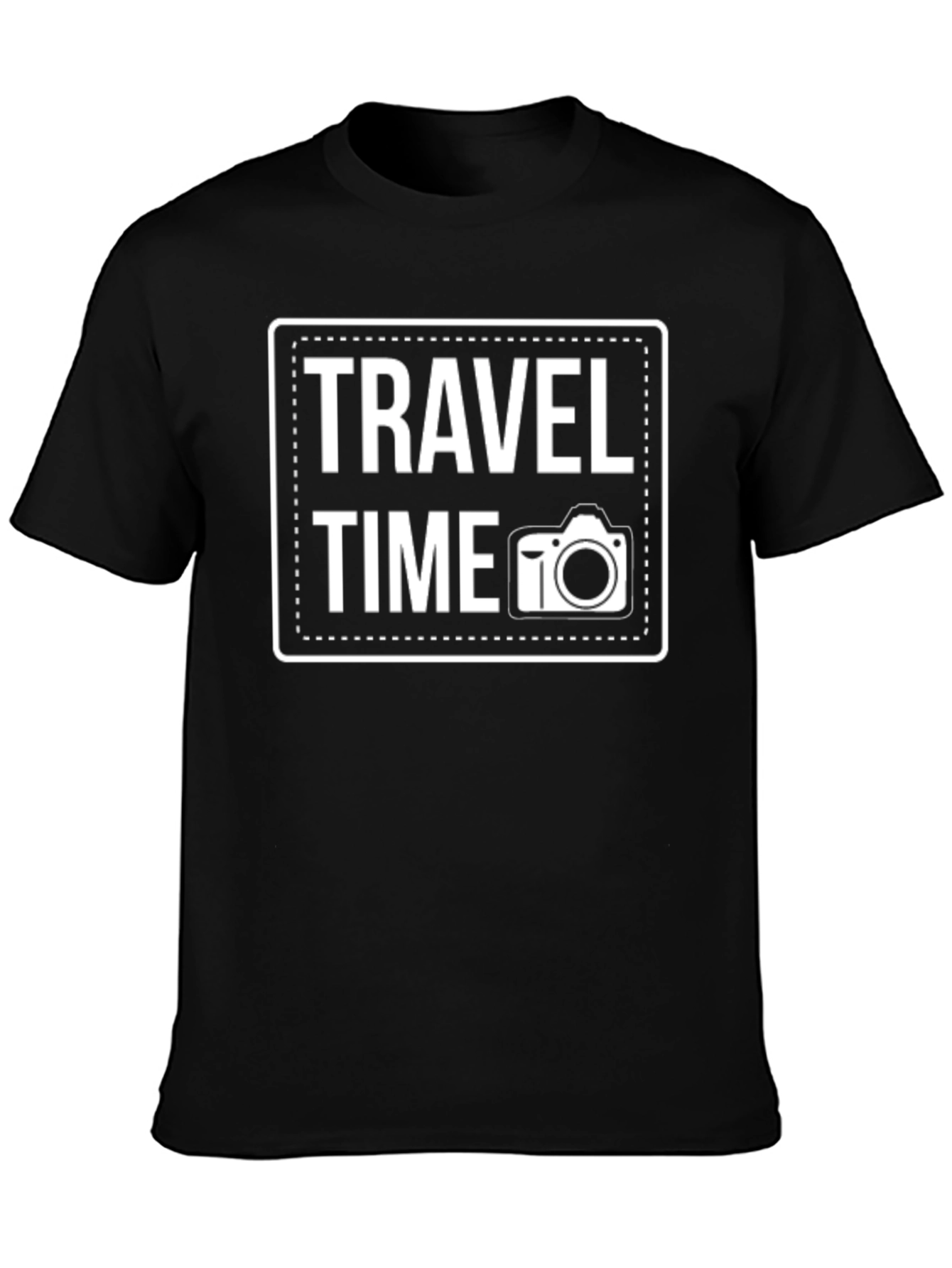 Travel Time Camera Graphic T-Shirt