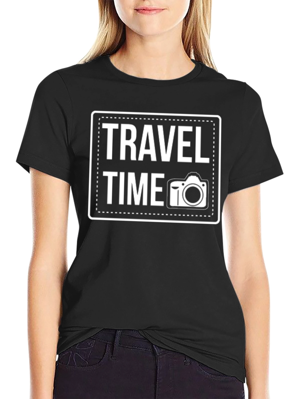 Travel Time Camera Graphic T-Shirt