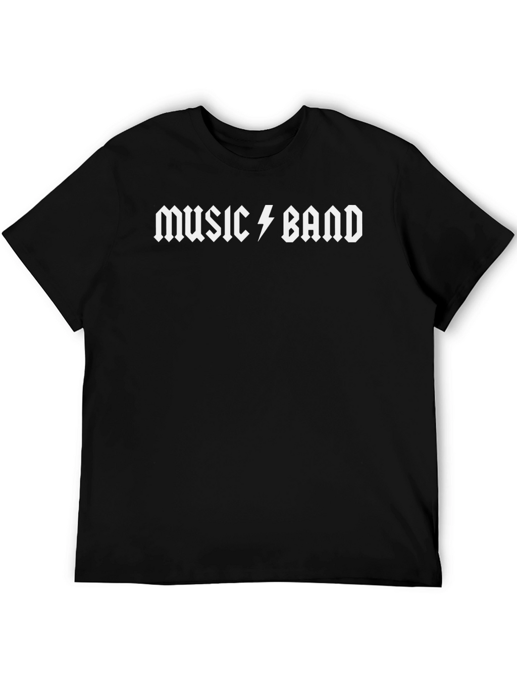 Music Band Graphic T-Shirt - Black