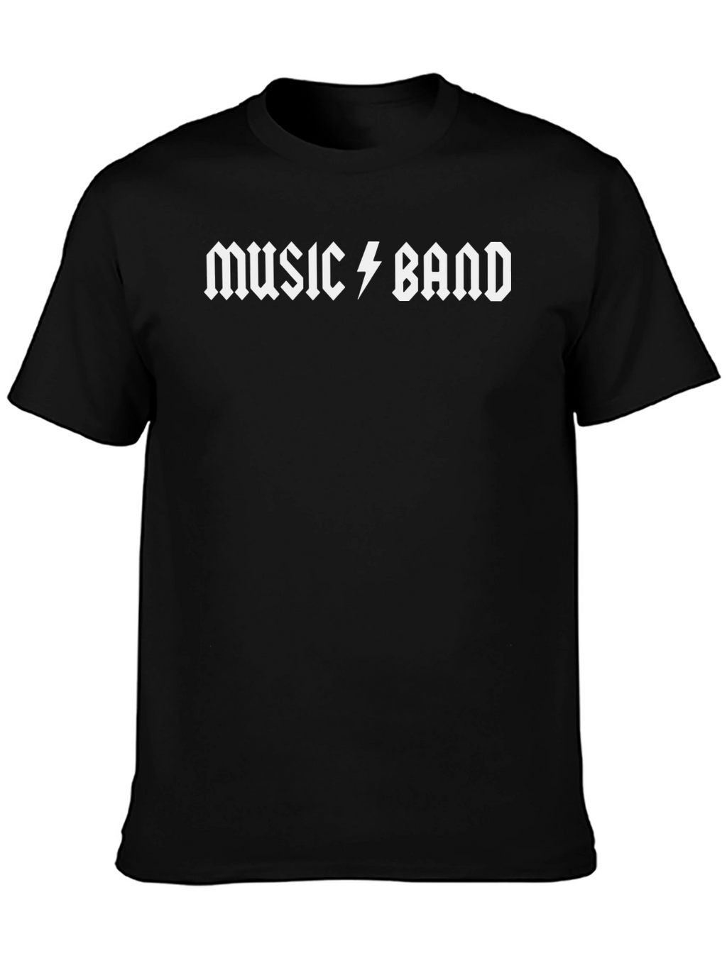 Music Band Graphic T-Shirt - Black