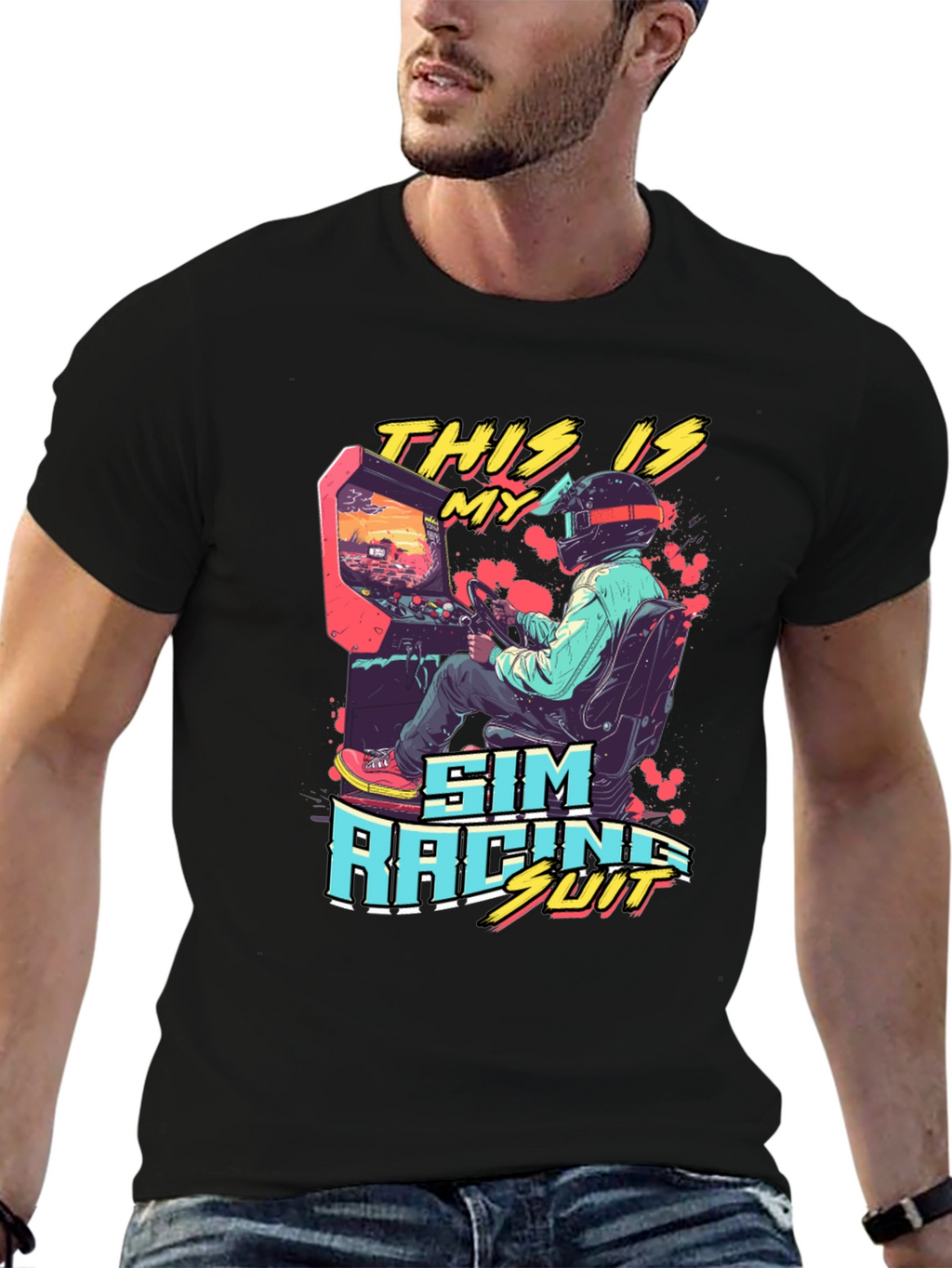 Sim Racing Suit T-Shirt - Gamer Tee