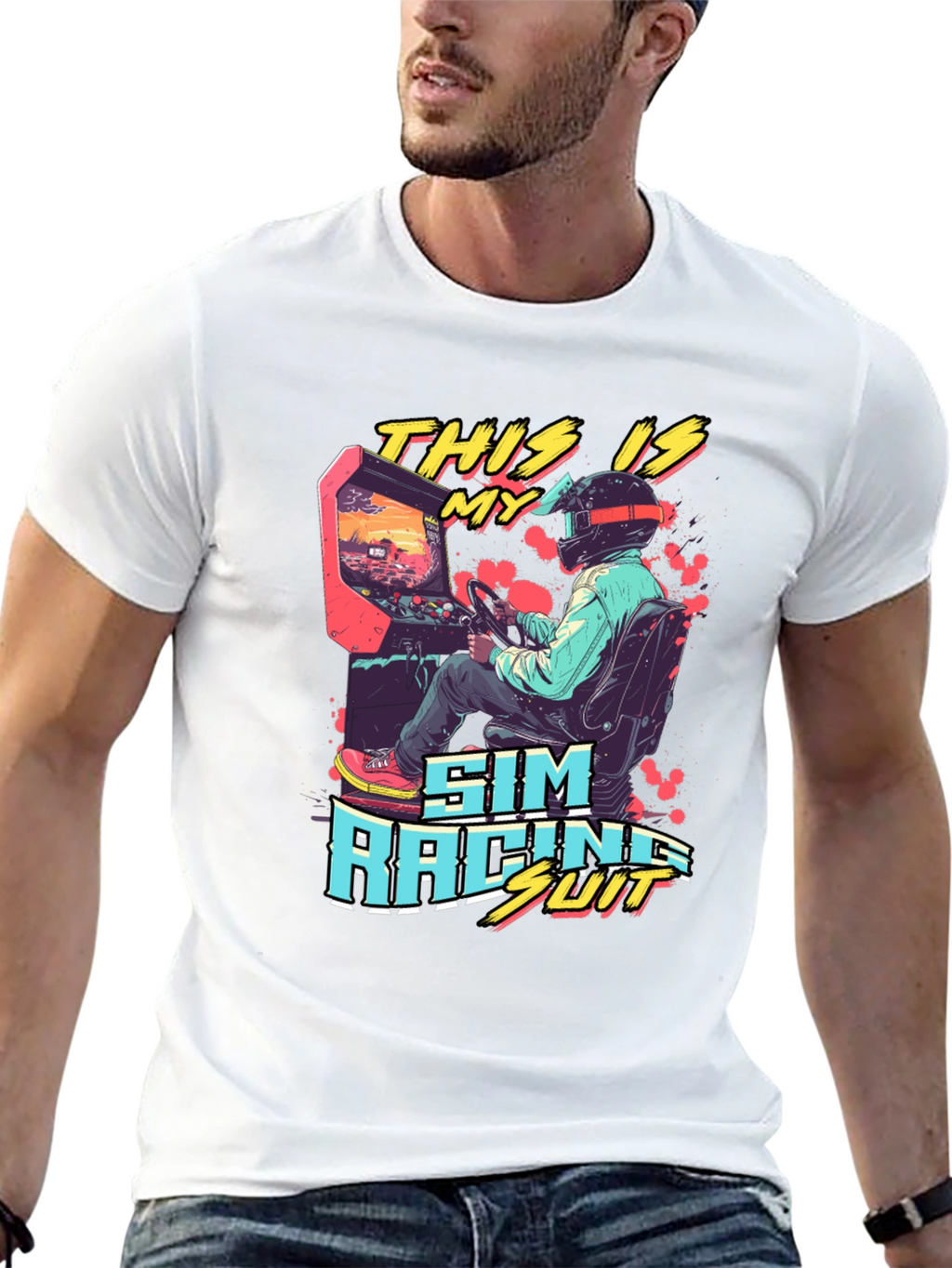 Sim Racing Suit T-Shirt - Gamer Tee