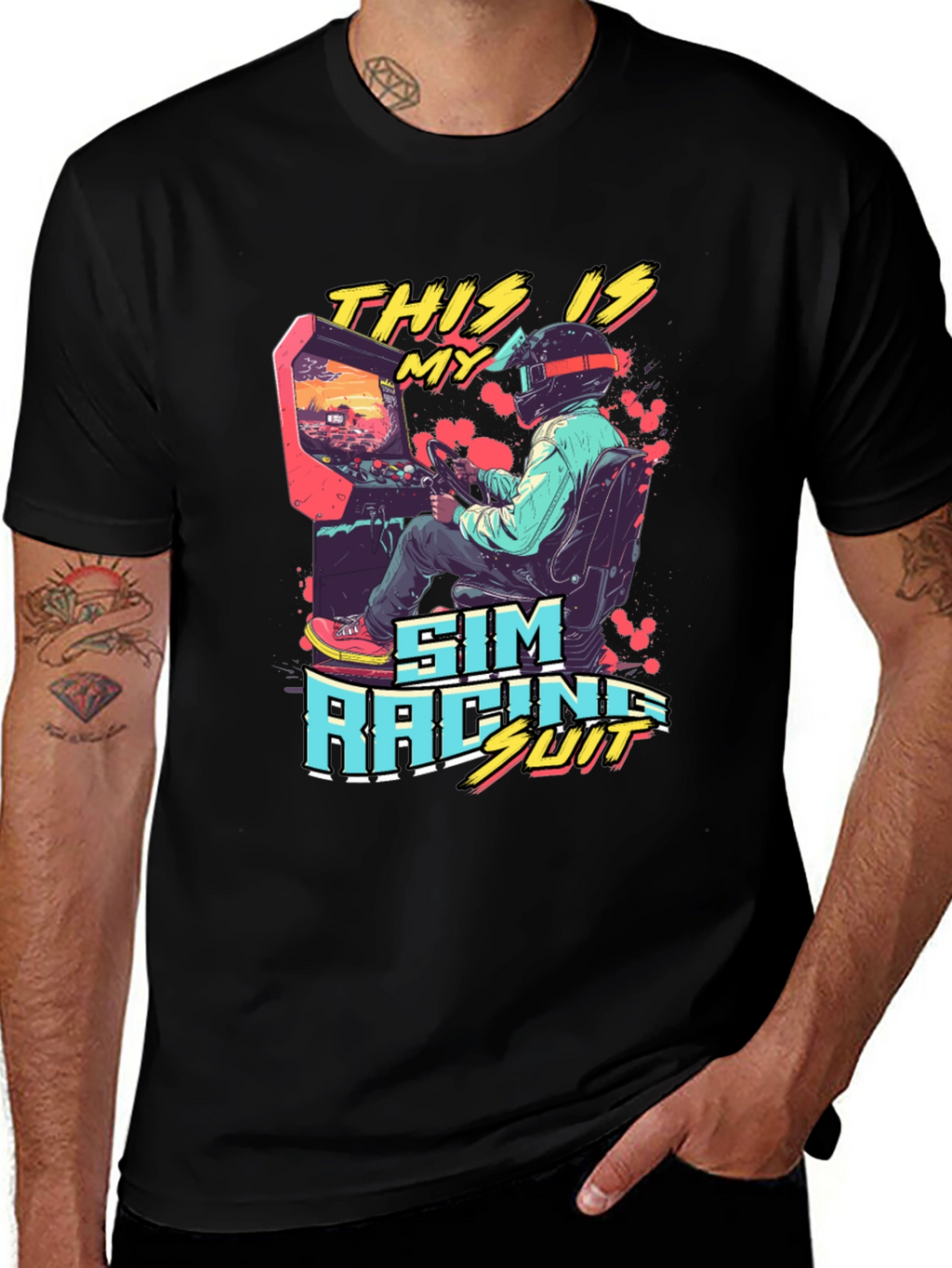 Sim Racing Suit T-Shirt - Gamer Tee