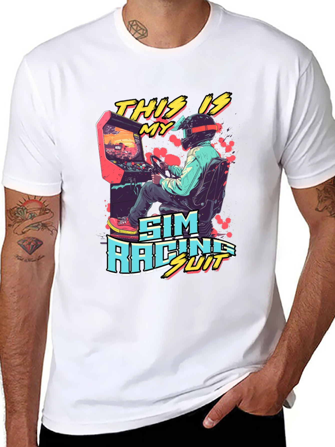 Sim Racing Suit T-Shirt - Gamer Tee
