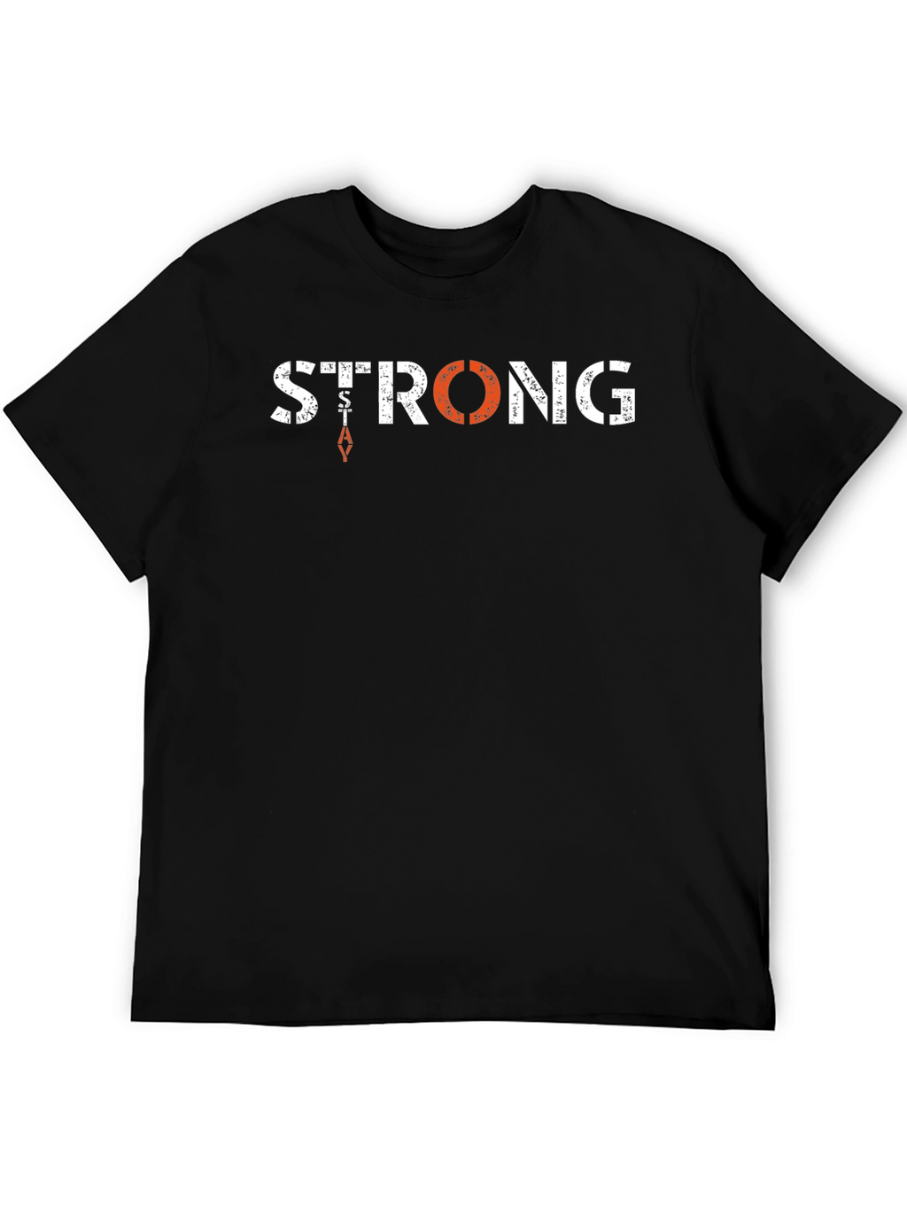 Mens Strong Graphic Tee - Black