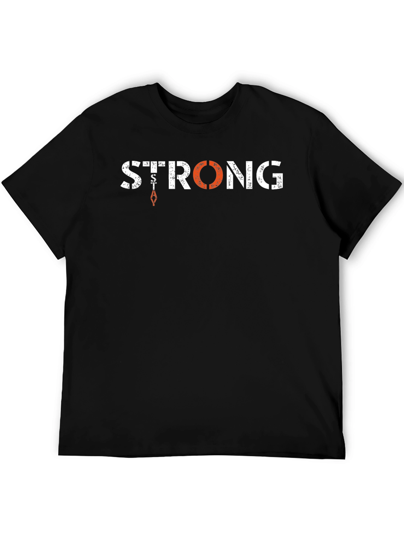 Mens Strong Graphic Tee - Black