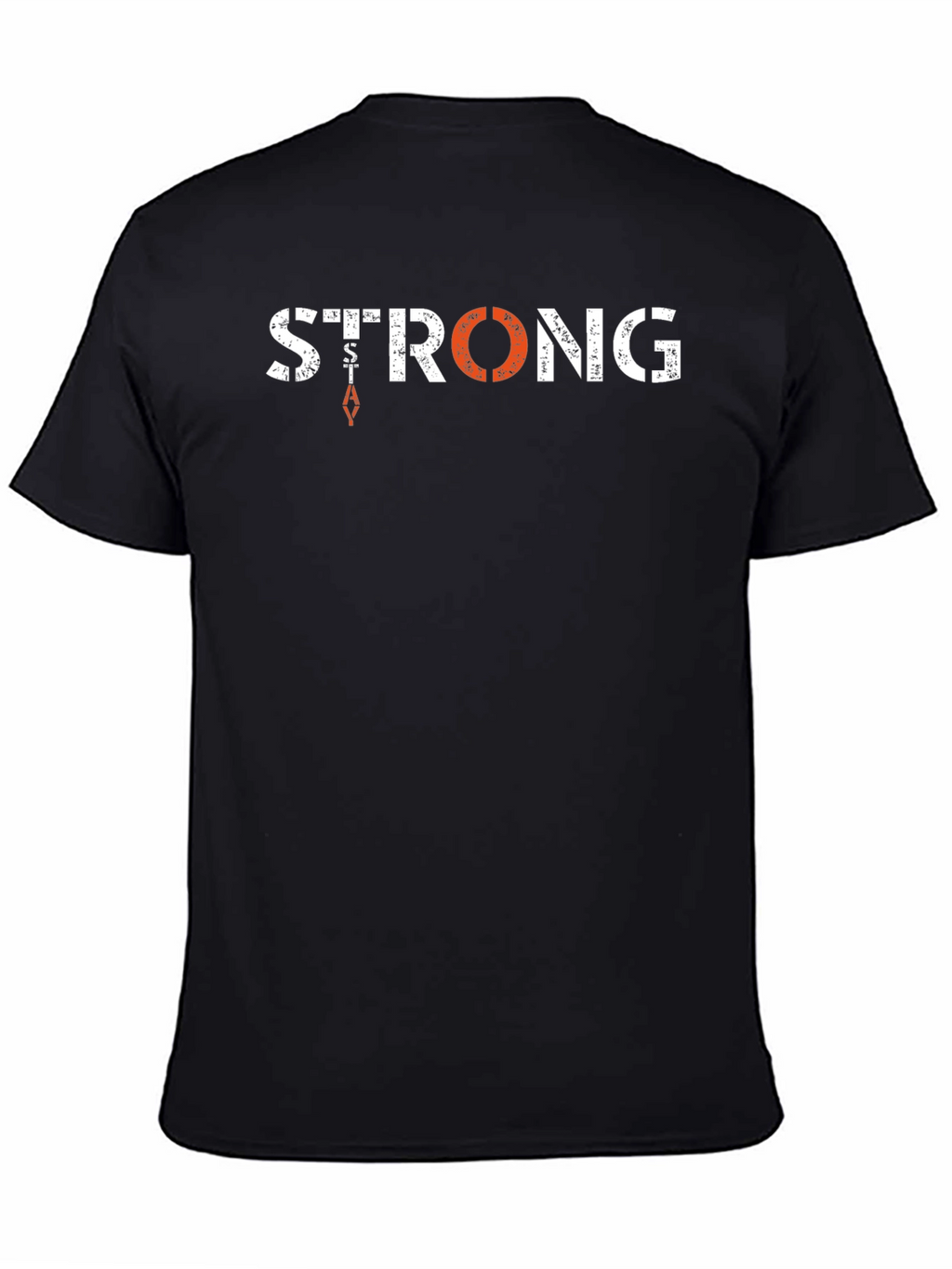 Mens Strong Graphic Tee - Black